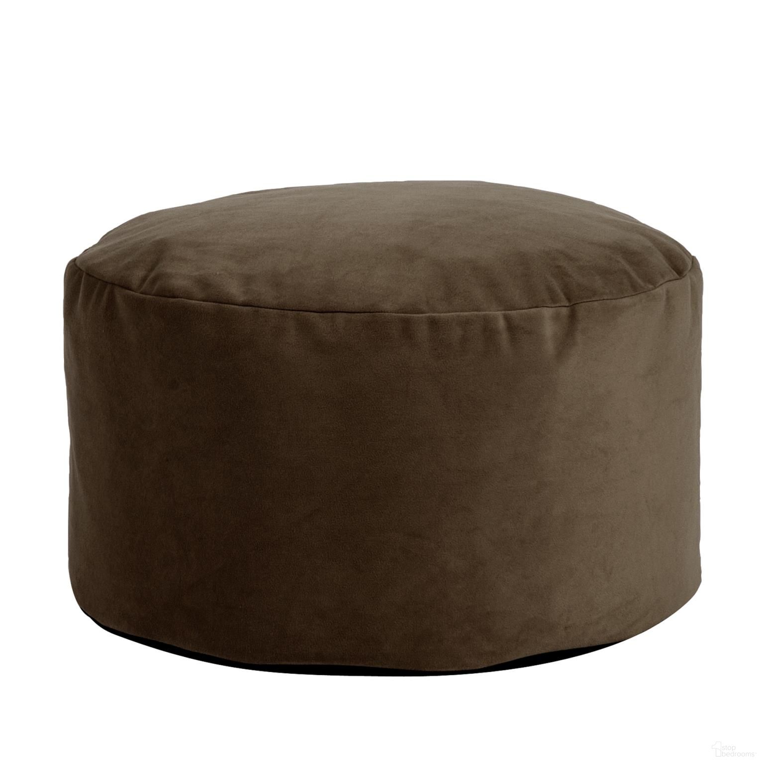 The appearance of Foot Pouf Bella In Chocolate designed by Howard Elliott in the modern / contemporary interior design. This chocolate piece of furniture was selected by 1StopBedrooms from Bella Collection to add a touch of cosiness and style into your home. Sku: 871-220. Material: Polyester.