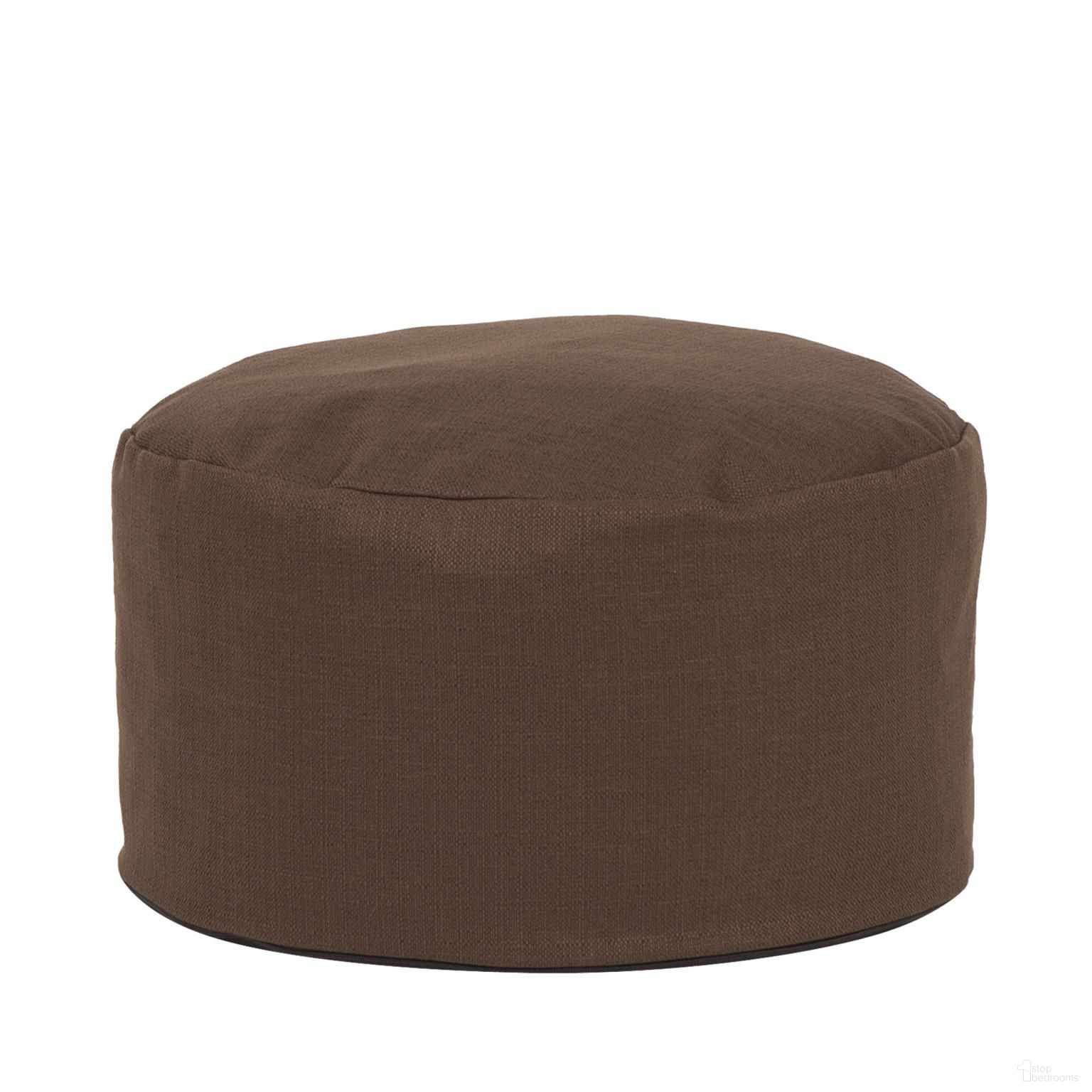 The appearance of Foot Pouf Sterling In Chocolate designed by Howard Elliott in the modern / contemporary interior design. This chocolate piece of furniture was selected by 1StopBedrooms from Sterling Collection to add a touch of cosiness and style into your home. Sku: 871-202. Material: Polyester.