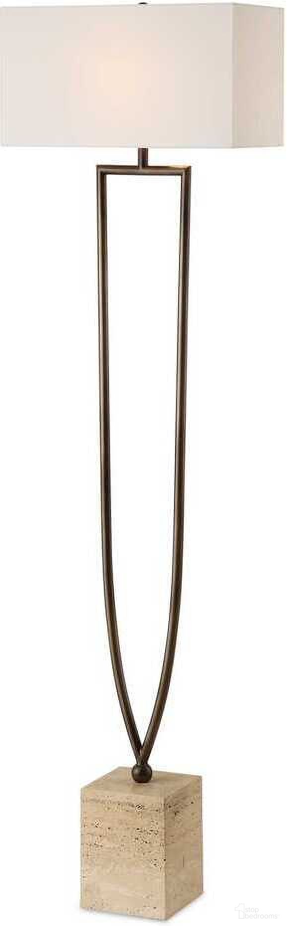 Fork In The Road Floor Lamp In Brown