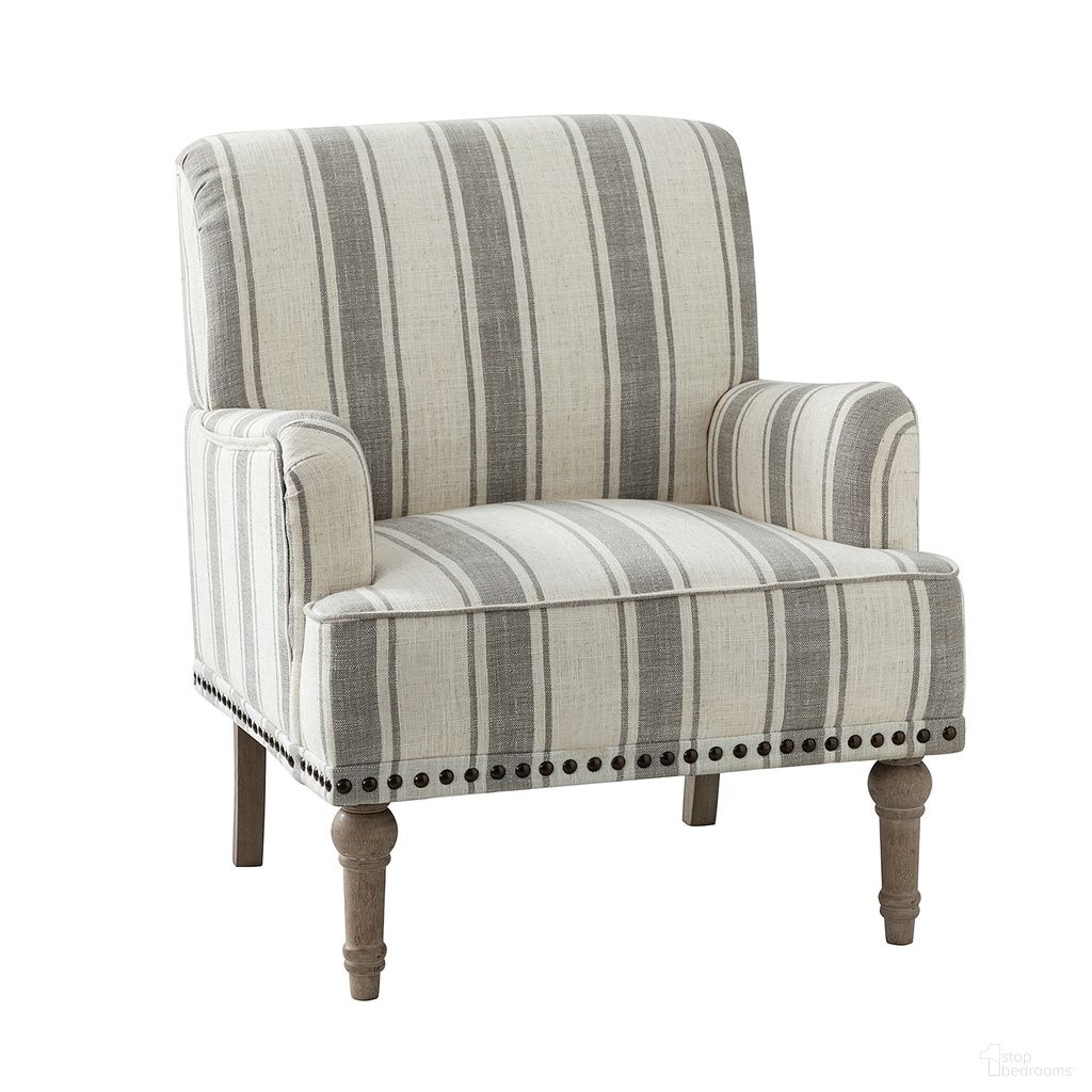 The appearance of Forli Armchair In Grey designed by Karat Home in the modern / contemporary interior design. This grey piece of furniture was selected by 1StopBedrooms from Forli Collection to add a touch of cosiness and style into your home. Sku: CHM0406-GREY. Material: Geometry Look Fabric.