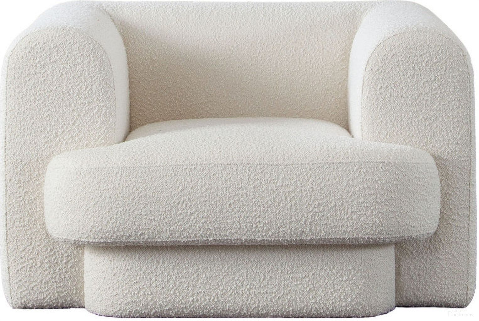 The appearance of Form Chair In Ivory Boucle Fabric designed by Diamond Sofa in the modern / contemporary interior design. This ivory piece of furniture was selected by 1StopBedrooms from Form Collection to add a touch of cosiness and style into your home. Sku: FORMCHIV. Material: Boucle.