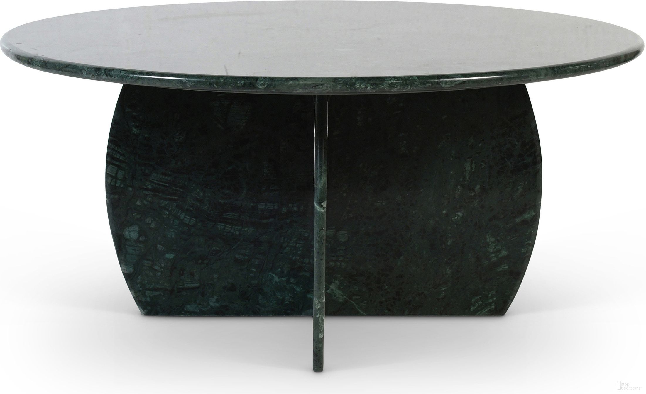The appearance of Formentera Coffee Table In Green designed by Meridian in the modern / contemporary interior design. This green piece of furniture was selected by 1StopBedrooms from Formentera Collection to add a touch of cosiness and style into your home. Sku: 219Green-CT Box 1/2 (Top);219Green-CT Box 2/2 (Base). Material: Marble.