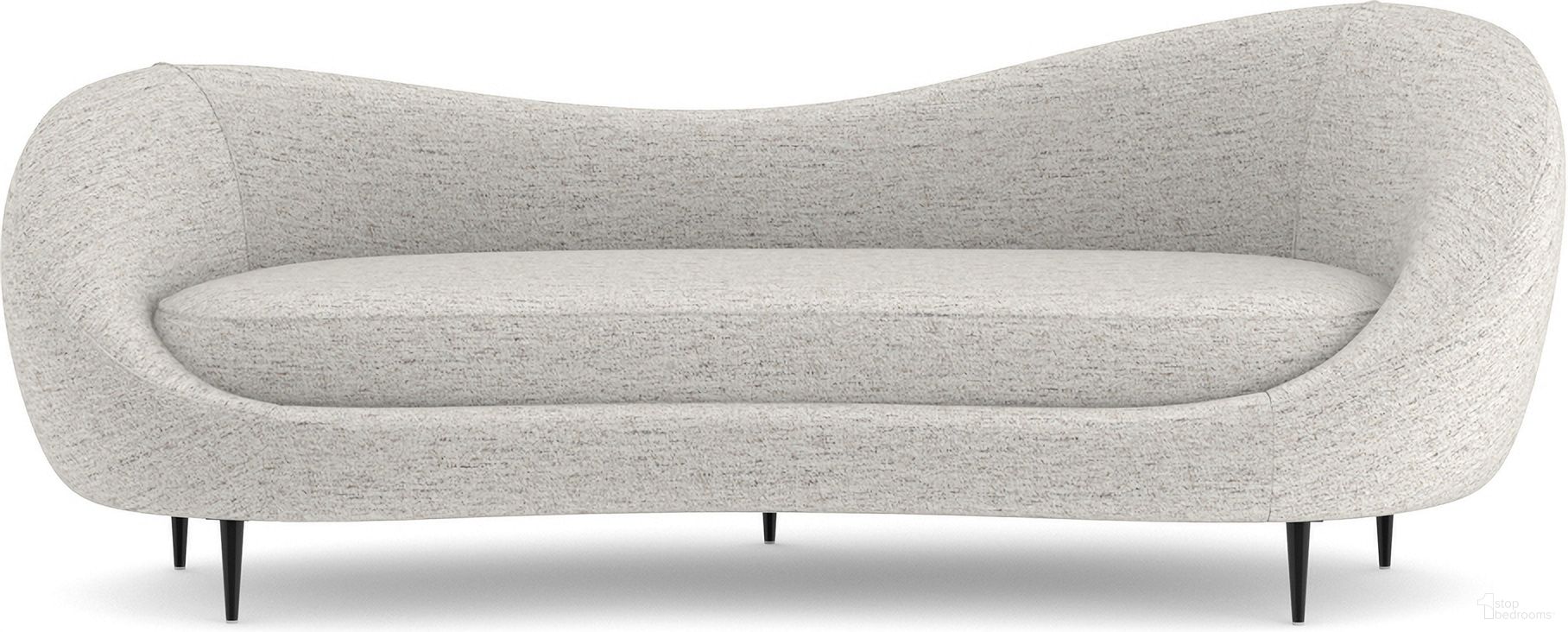 The appearance of Formosa 94 Inch Sofa In Gray designed by Caracole in the modern / contemporary interior design. This gray piece of furniture was selected by 1StopBedrooms from Formosa Collection to add a touch of cosiness and style into your home. Sku: UPH-024-011-A. Material: Metal.