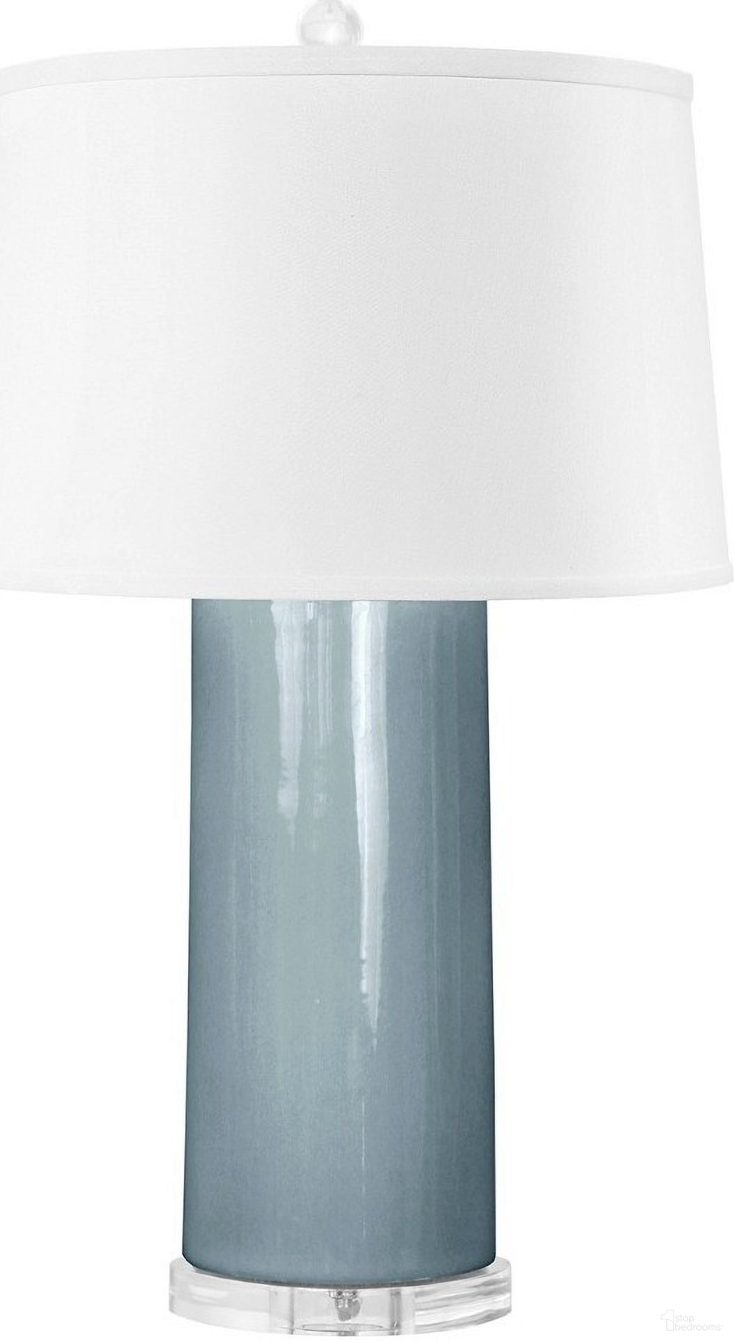 Formosa Lamp Without Shade In Smoke Blue