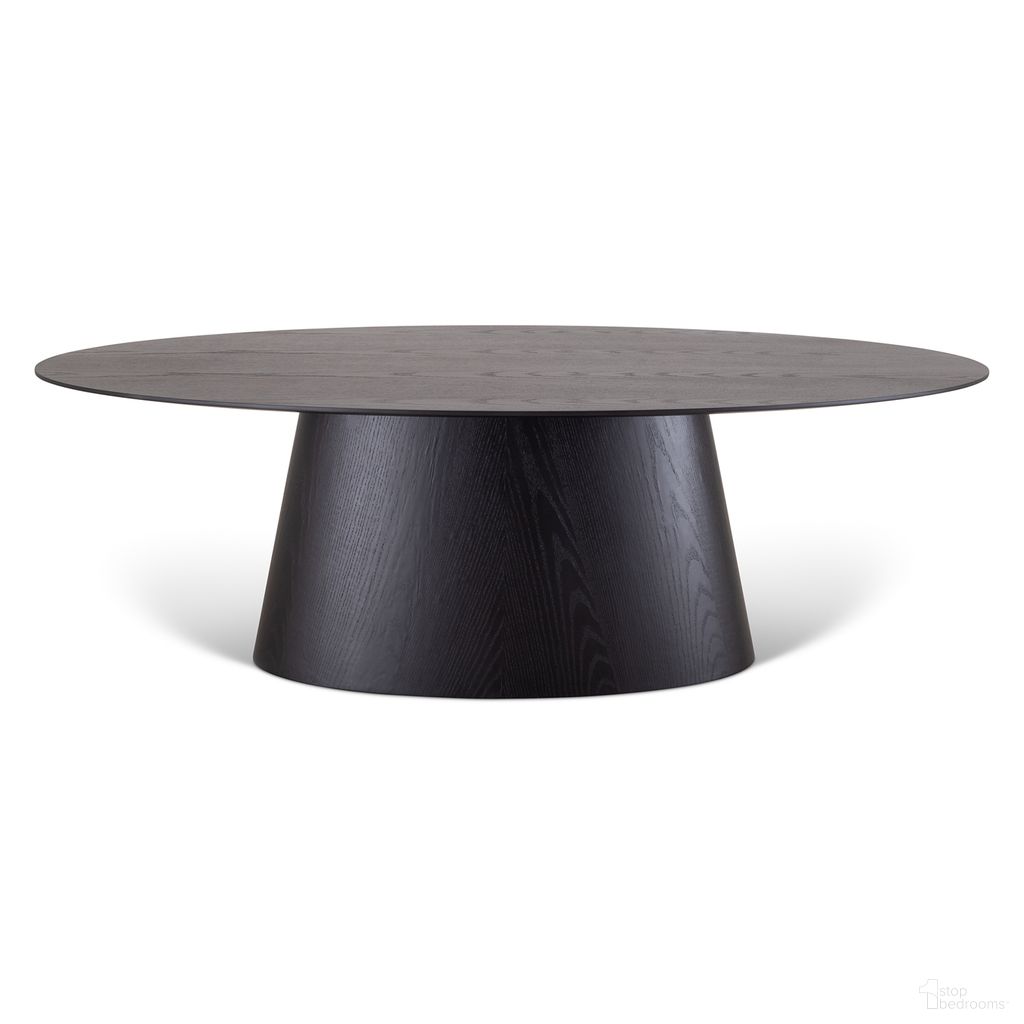The appearance of Fortaleza 86 Inch Oval Dining Table In Ebano designed by Urbia in the modern / contemporary interior design. This ebano piece of furniture was selected by 1StopBedrooms from Tonia Collection to add a touch of cosiness and style into your home. Sku: BSM-246632-04. Table Base Style: Pedestal. Table Top Shape: Oval. Size: 43" x 86". Material: Solid Wood.