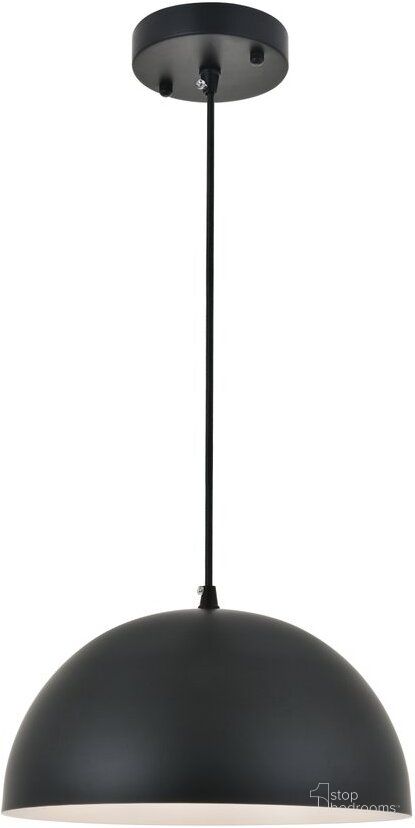 Forte 1 Light Black Pendant LD4022D12BK