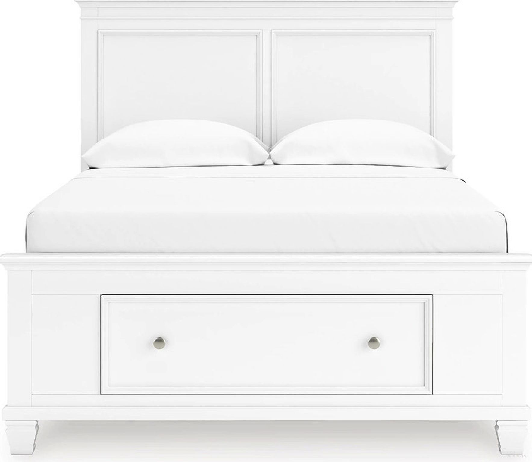 The appearance of Fortman Full Panel Storage Bed In White designed by Signature Design by Ashley in the transitional interior design. This white piece of furniture was selected by 1StopBedrooms from Fortman Collection to add a touch of cosiness and style into your home. Sku: B680-186;B680-84S;B680-87. Bed Type: Storage Bed. Bed Size: Full.