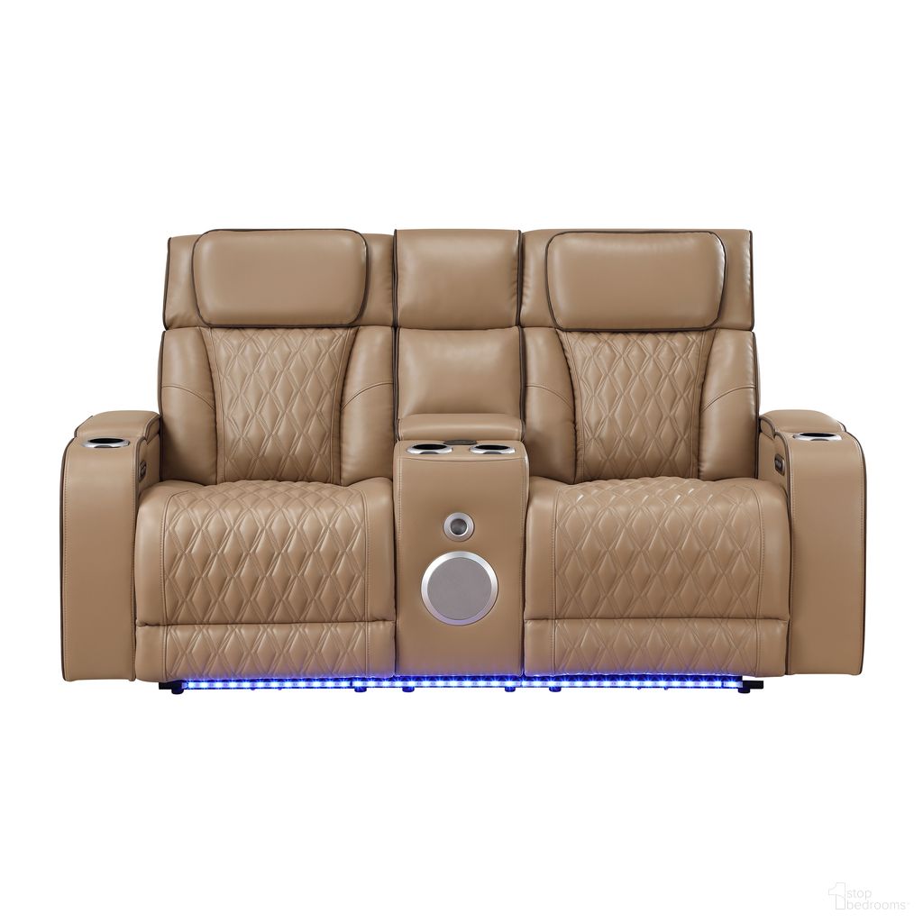 Fortuner Loveseat In Caramel
