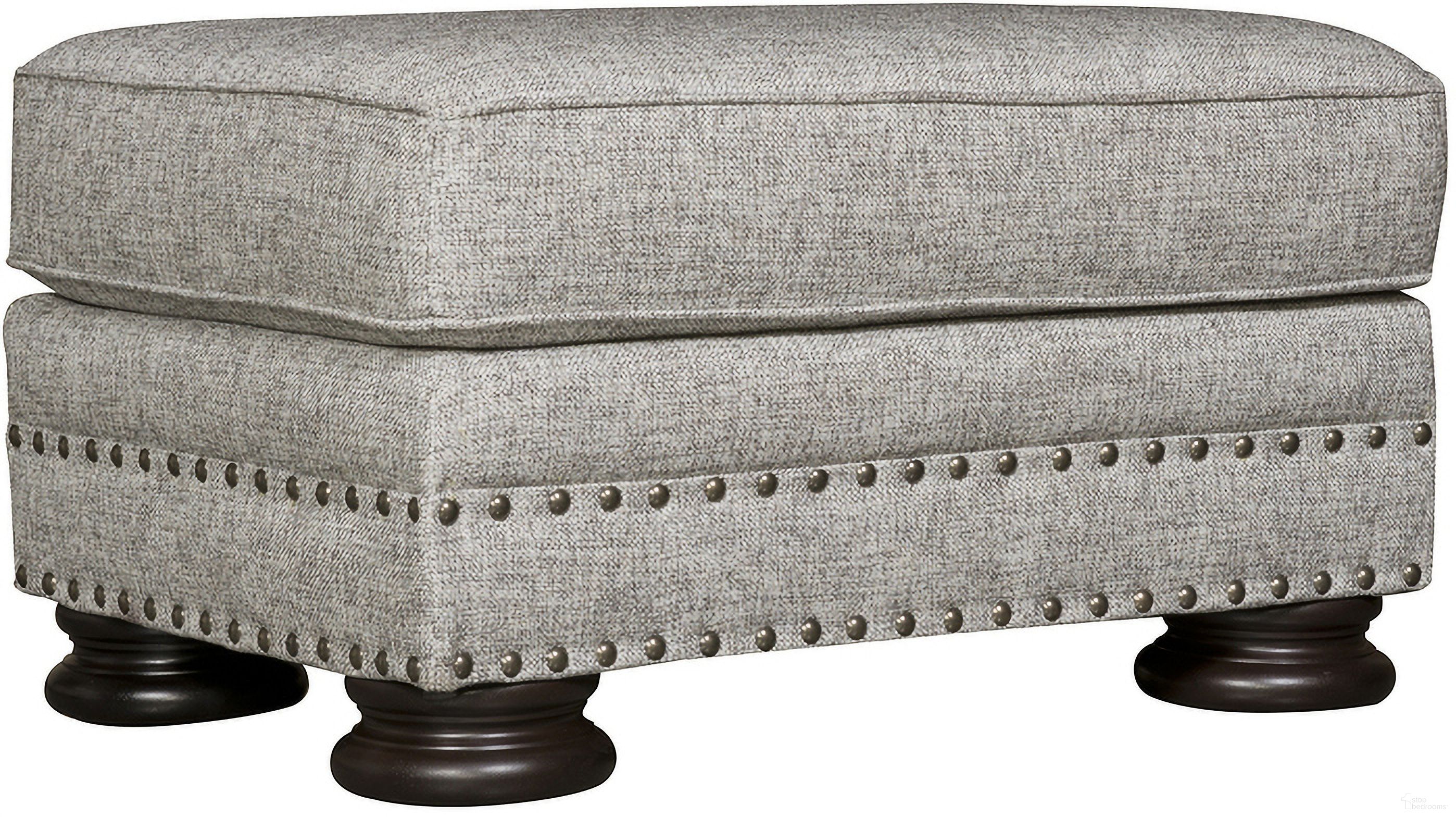 The appearance of Foster Gray Ottoman designed by Bernhardt in the traditional interior design. This gray piece of furniture  was selected by 1StopBedrooms from Foster Collection to add a touch of cosiness and style into your home. Sku: B5171A. Material: Wood.