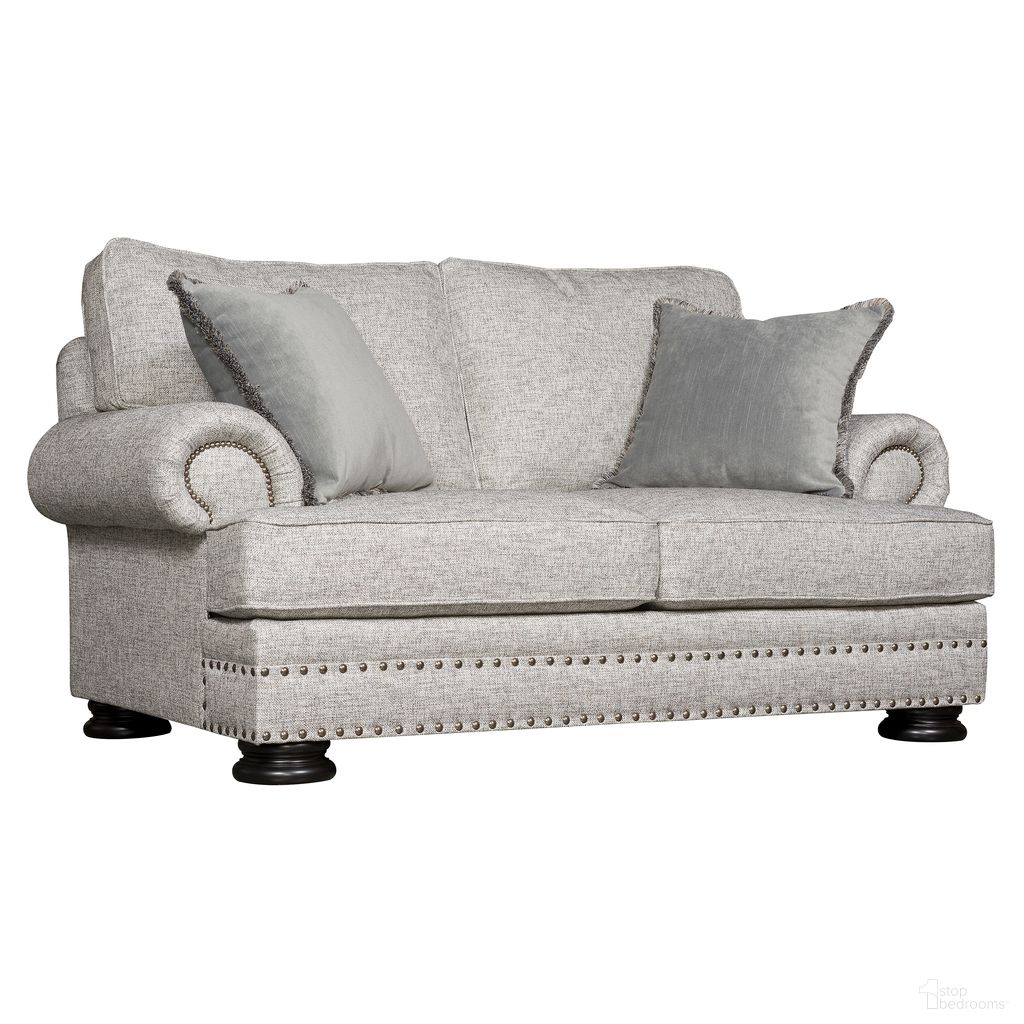 The appearance of Foster Loveseat In Mocha designed by Bernhardt in the traditional interior design. This mocha piece of furniture  was selected by 1StopBedrooms from Foster Collection to add a touch of cosiness and style into your home. Sku: B5175A. Material: Wood.