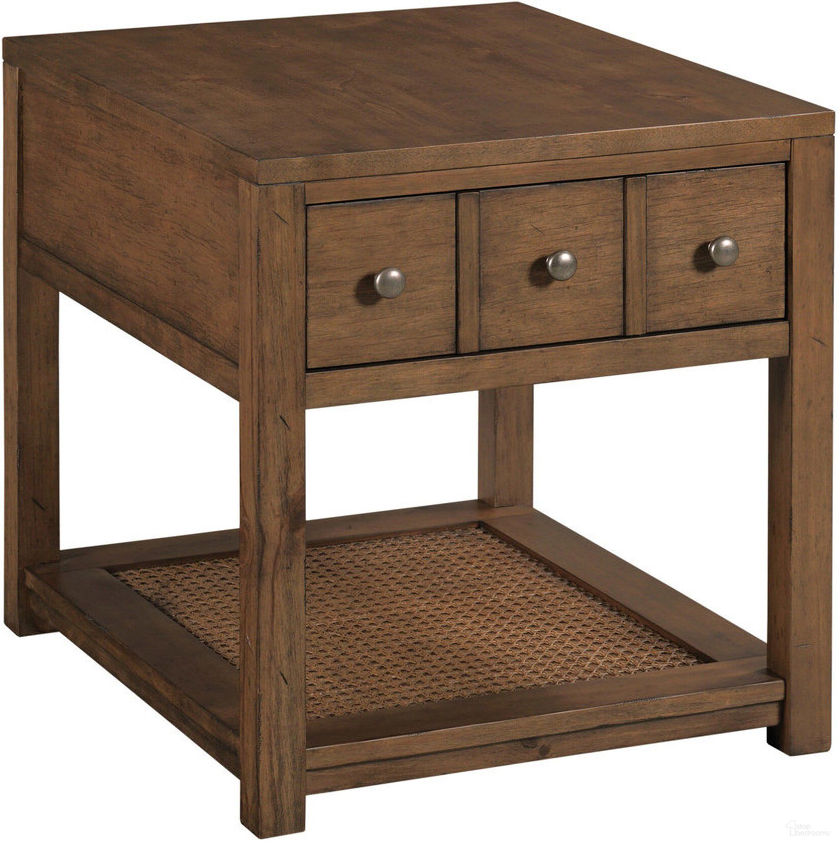 The appearance of Foster Rectangular Drawer End Table In Hazel designed by Hammary in the modern / contemporary interior design. This hazel piece of furniture  was selected by 1StopBedrooms from Foster Collection to add a touch of cosiness and style into your home. Sku: 207-915. Material: Wood.