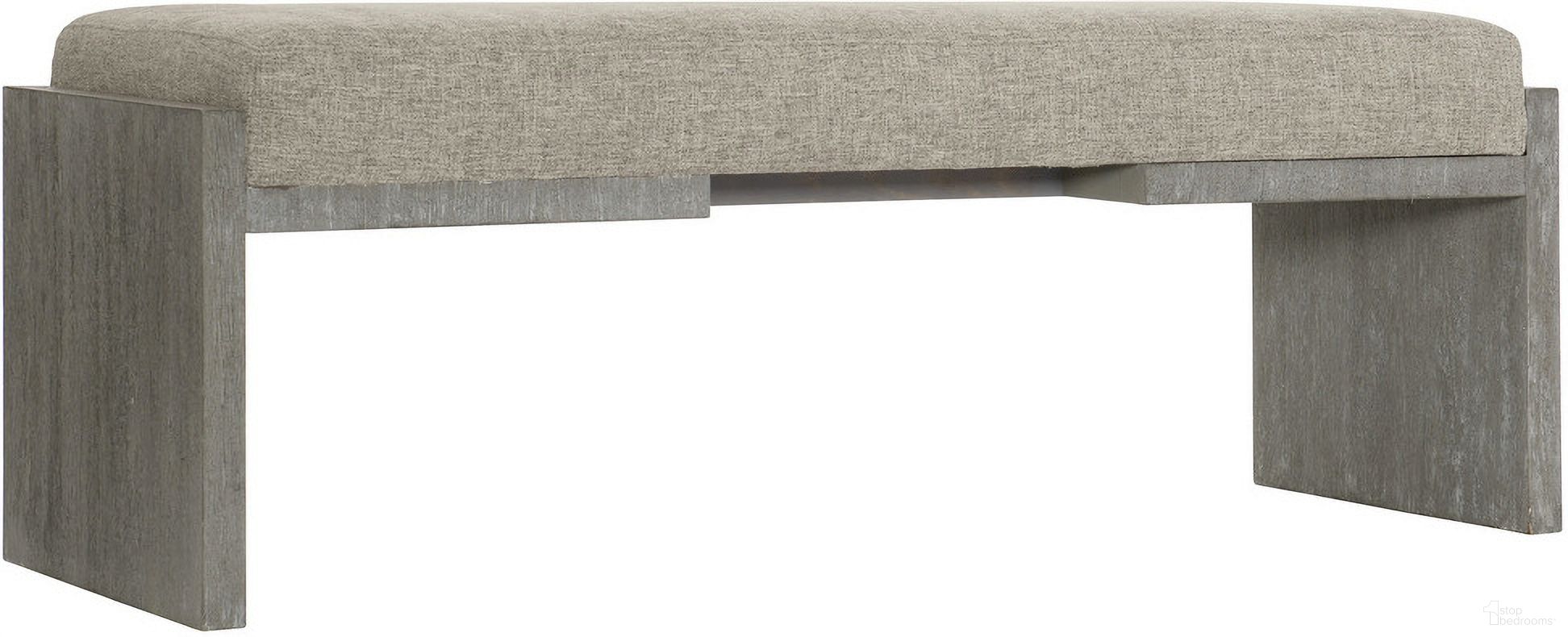 The appearance of Foundations Bench designed by Bernhardt in the modern / contemporary interior design. This dark shale piece of furniture  was selected by 1StopBedrooms from Foundations Collection to add a touch of cosiness and style into your home. Sku: 306508. Material: Fabric.