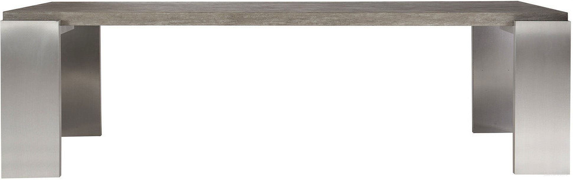 The appearance of Foundations Dining Table - 102" designed by Bernhardt in the modern / contemporary interior design. This light shale piece of furniture was selected by 1StopBedrooms from Foundations Collection to add a touch of cosiness and style into your home. Sku: 306224. Table Base Style: Legs. Material: Wood. Table Top Shape: Rectangular. Size: 42" x 102".