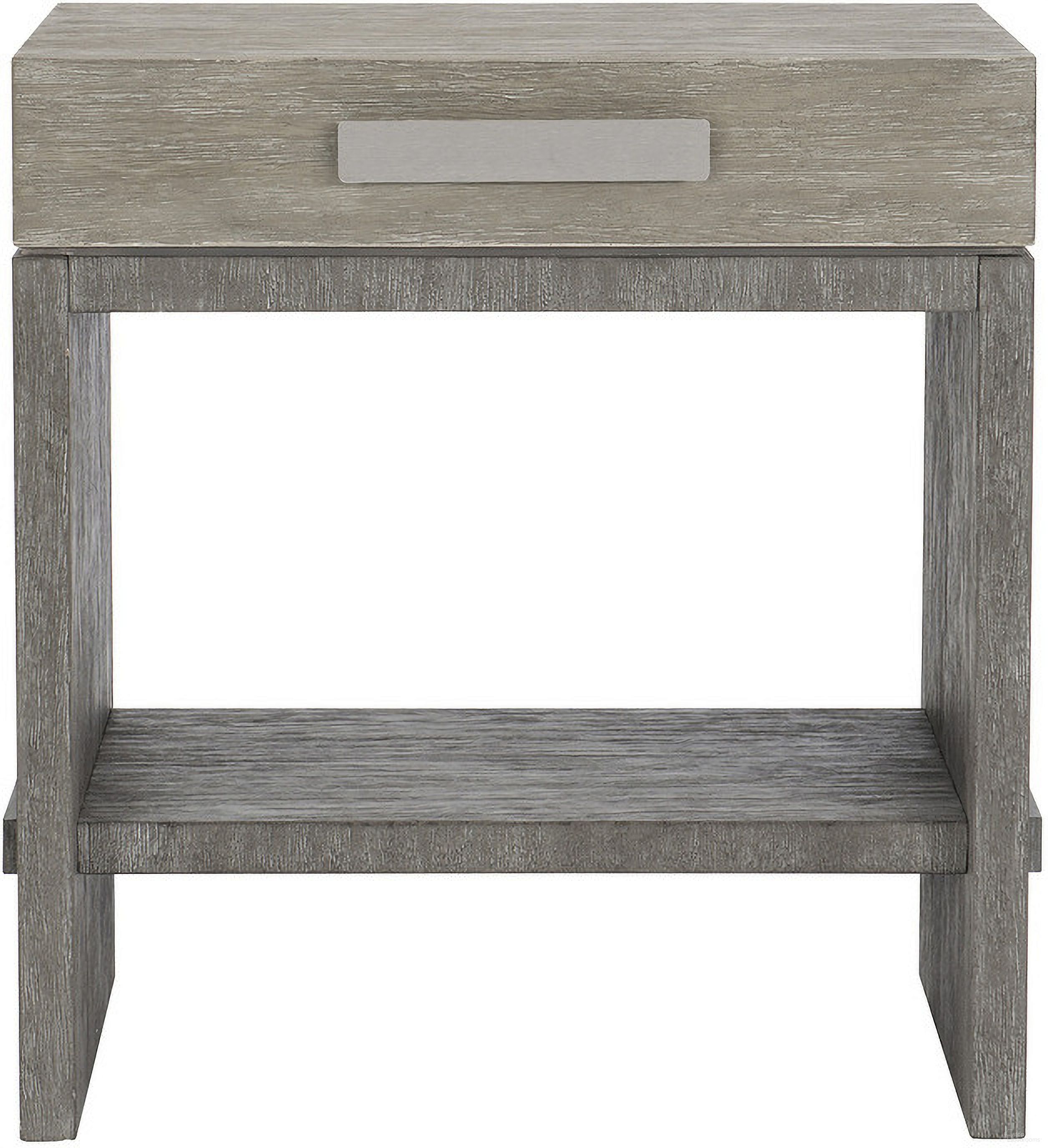 The appearance of Foundations Nightstand in Dark Shale Finish designed by Bernhardt in the modern / contemporary interior design. This dark shale/light shale piece of furniture  was selected by 1StopBedrooms from Foundations Collection to add a touch of cosiness and style into your home. Sku: 306216. Material: Wood.