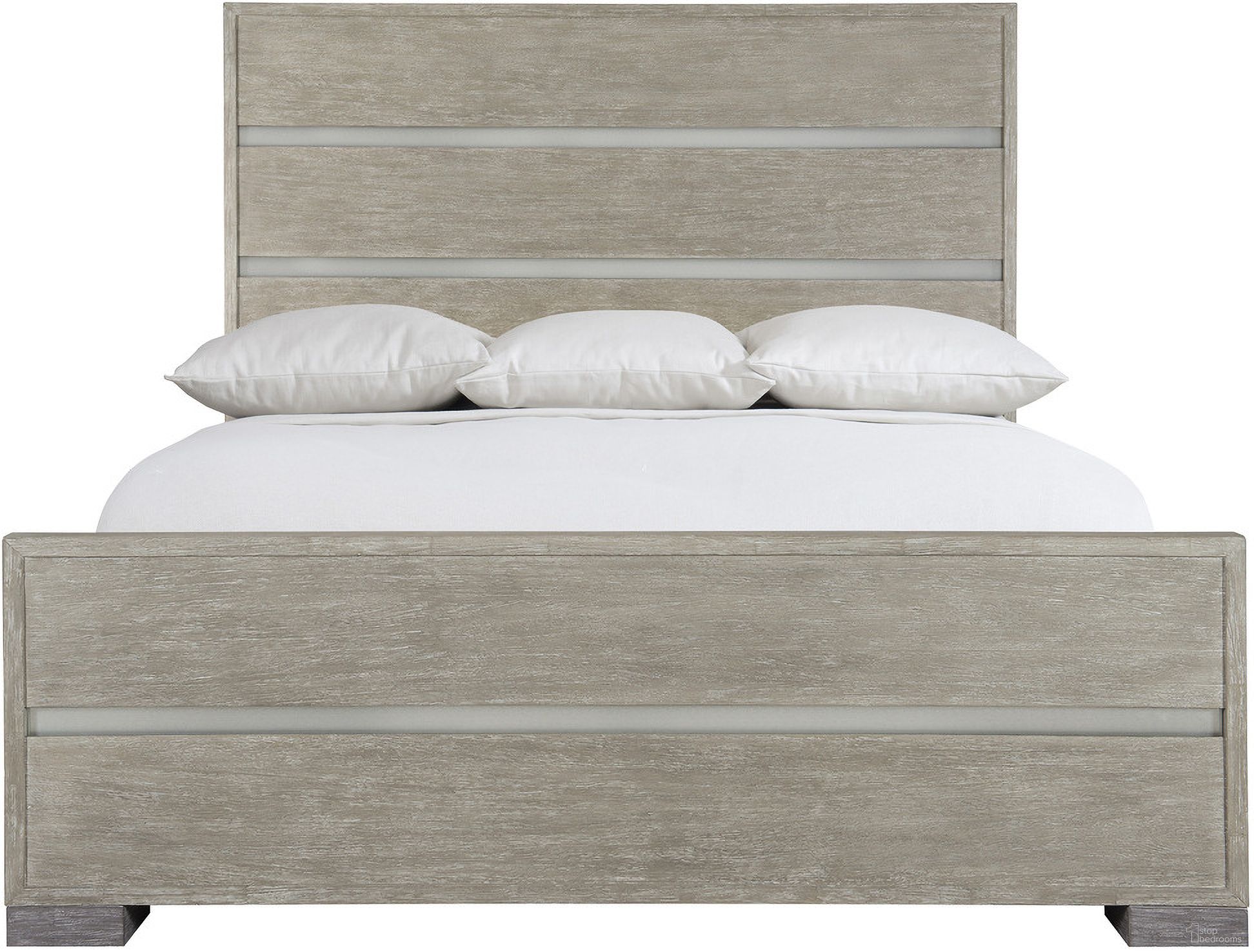 The appearance of Foundations Queen Panel Bed designed by Bernhardt in the modern / contemporary interior design. This dark shale/light shale piece of furniture was selected by 1StopBedrooms from Foundations Collection to add a touch of cosiness and style into your home. Sku: 306FR04;306H04. Bed Type: Panel Bed. Material: Metal. Bed Size: Queen.