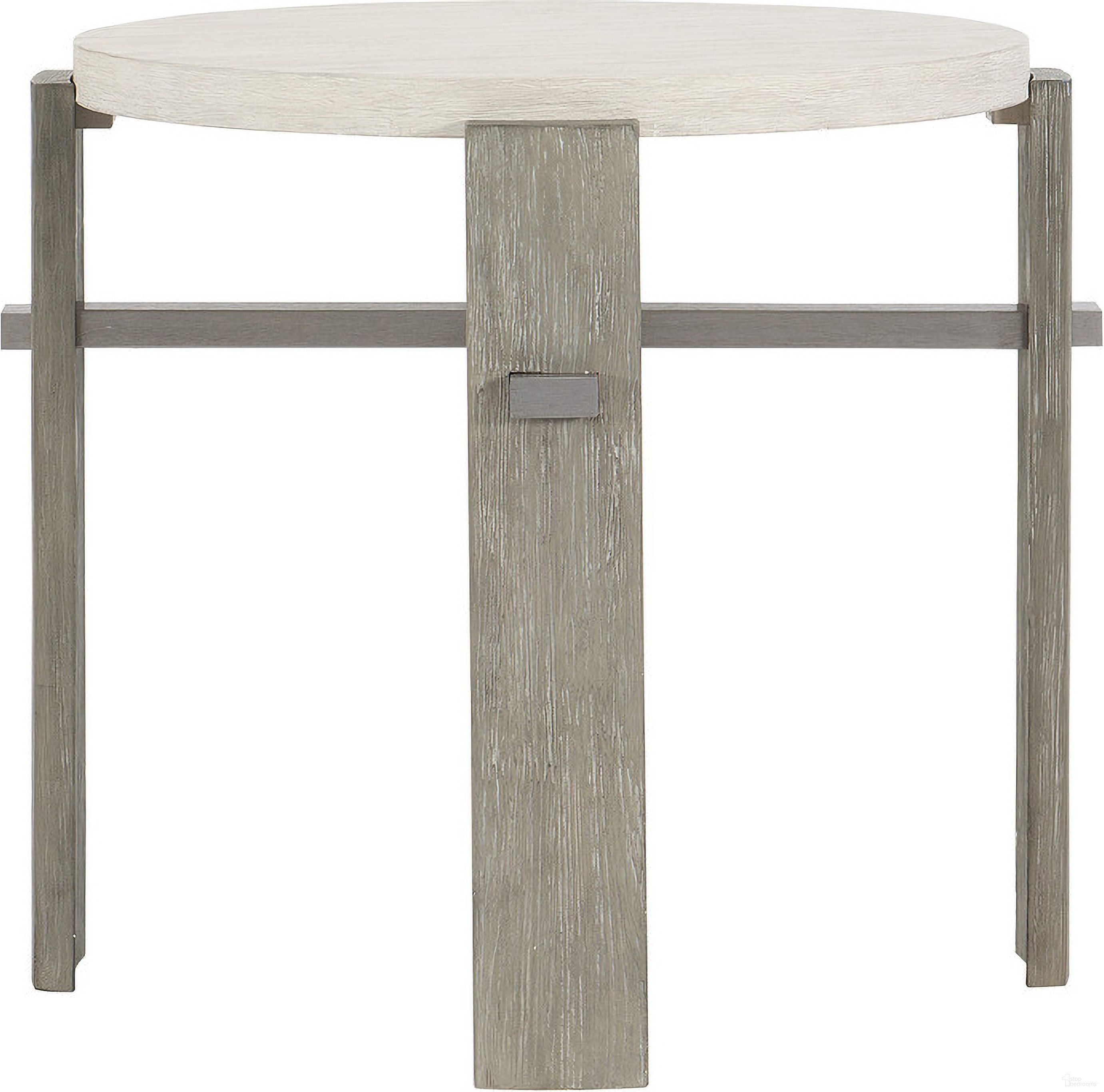 The appearance of Foundations Round Side Table with Four Legs designed by Bernhardt in the traditional interior design. This linen/light shale piece of furniture was selected by 1StopBedrooms from Foundations Collection to add a touch of cosiness and style into your home. Sku: 306125. Material: Wood.
