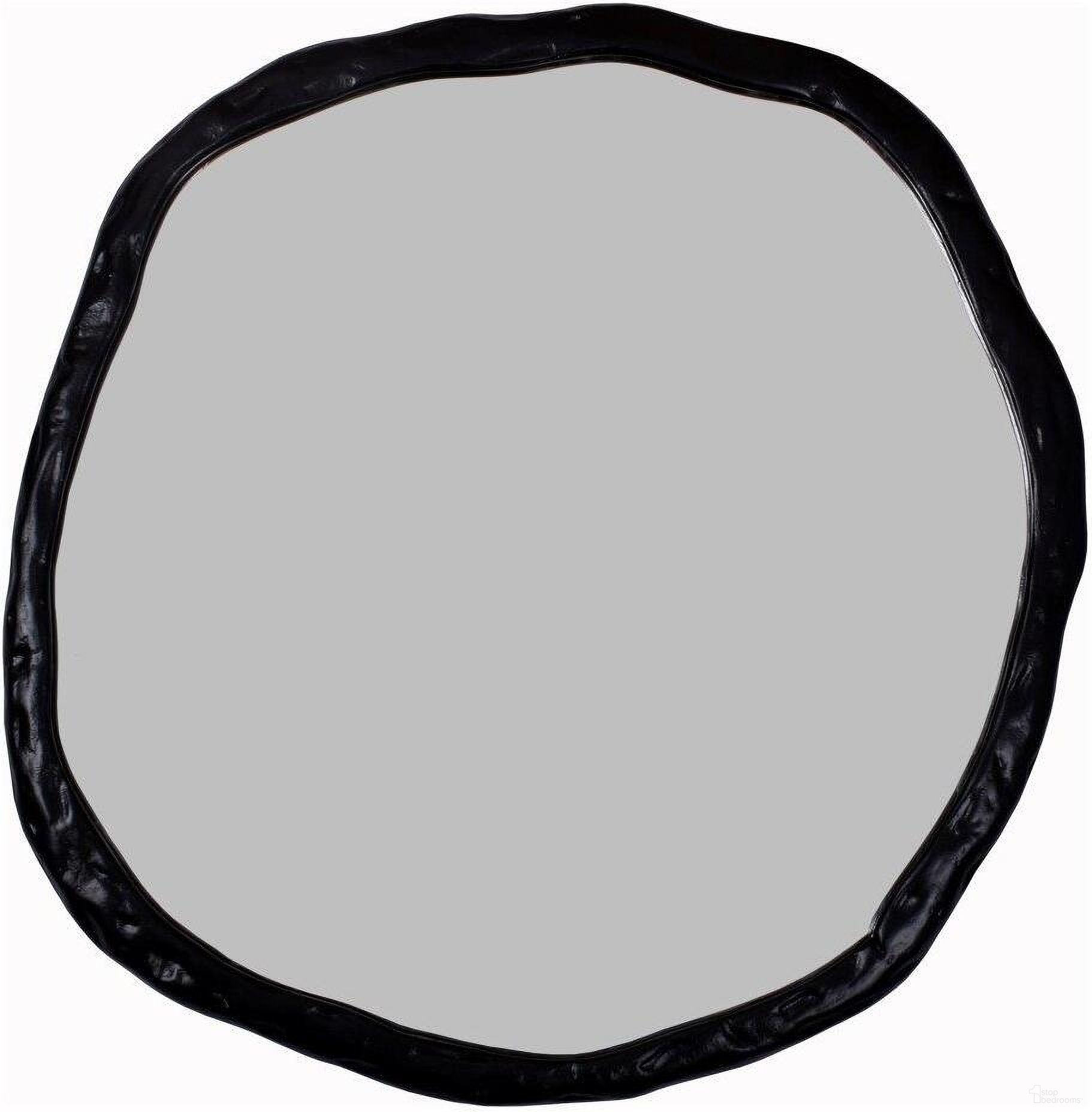 The appearance of Foundry Large Mirror In Black designed by Moes Home in the traditional interior design. This black piece of furniture  was selected by 1StopBedrooms from Foundry Collection to add a touch of cosiness and style into your home. Sku: FI-1098-02. Material: Aluminum.