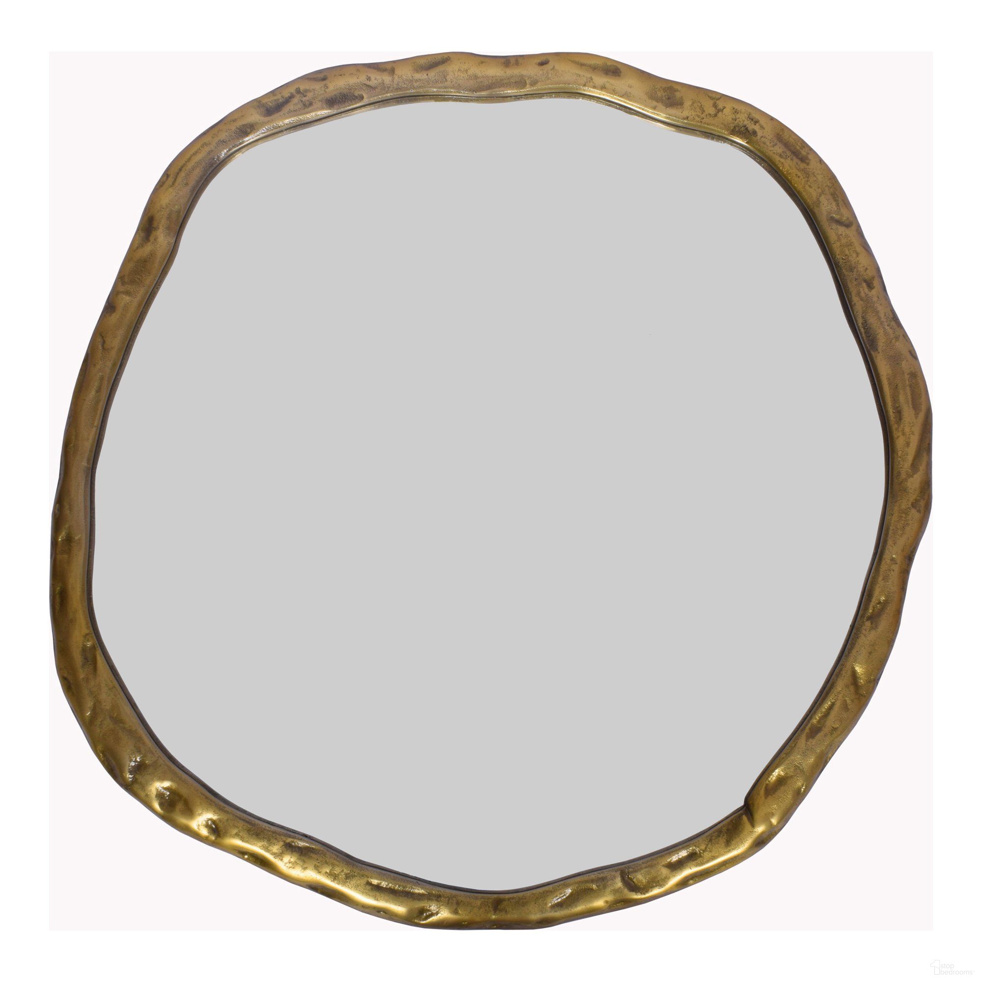 The appearance of Foundry Mirror Large Gold designed by Moes Home in the modern / contemporary interior design. This gold piece of furniture was selected by 1StopBedrooms from Foundry Collection to add a touch of cosiness and style into your home. Sku: FI-1098-32. Material: Metal.