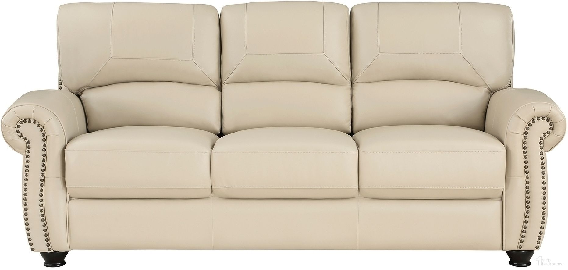 Foxborough Leather Sofa In Cream