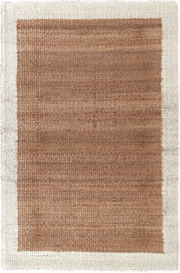 Frame 9x12 Rug In Natural and Ivory