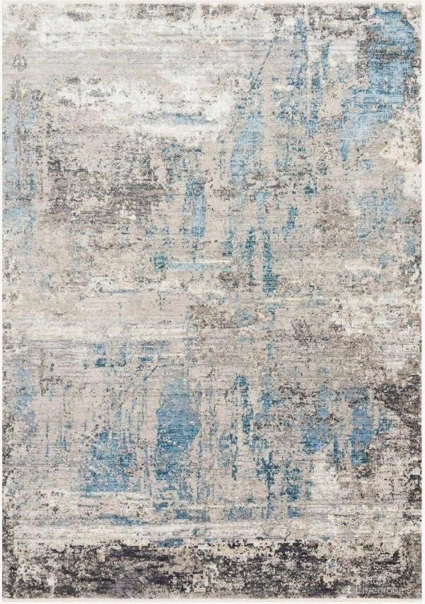 Franca Grey/Ocean 2'7" x 9'6" Rug