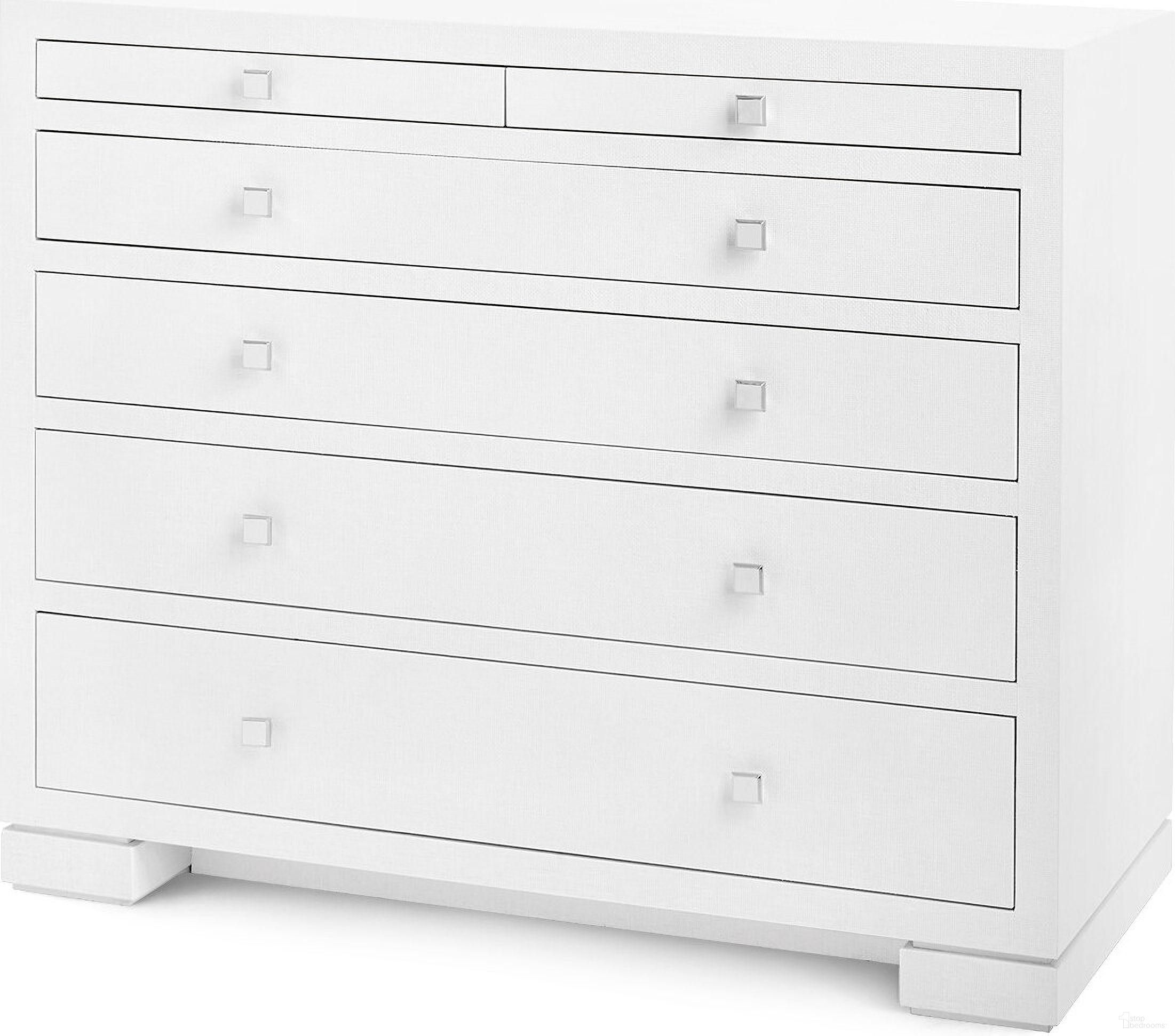 The appearance of Frances 6-Drawer In Chiffon White designed by Villa & House in the transitional interior design. This white piece of furniture was selected by 1StopBedrooms from Frances Collection to add a touch of cosiness and style into your home. Sku: FRA-225-59.