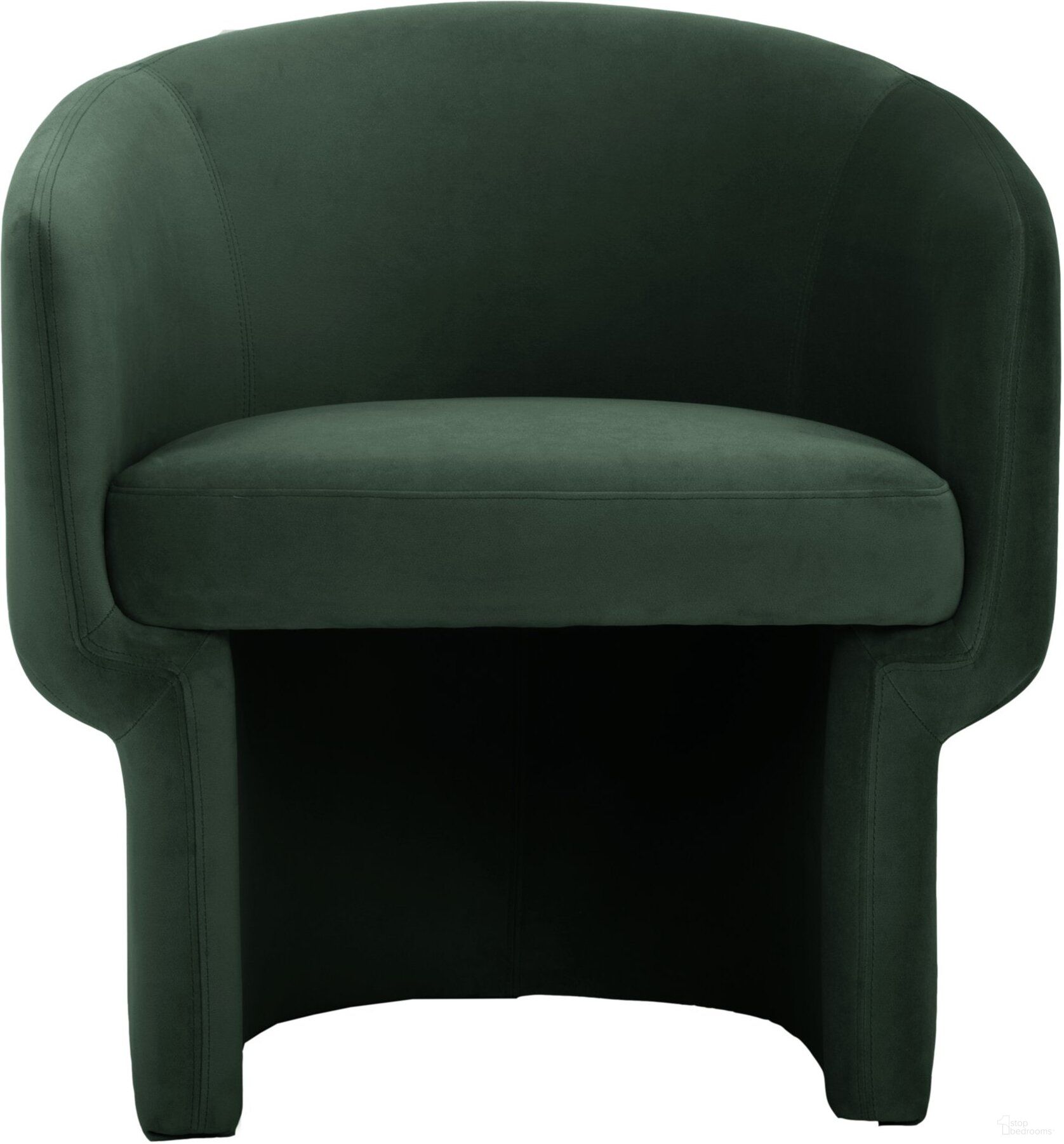 The appearance of Franco Chair In Dark Green designed by Moes Home in the transitional interior design. This green piece of furniture was selected by 1StopBedrooms from Franco Collection to add a touch of cosiness and style into your home. Sku: JM-1005-27. Material: Velvet.