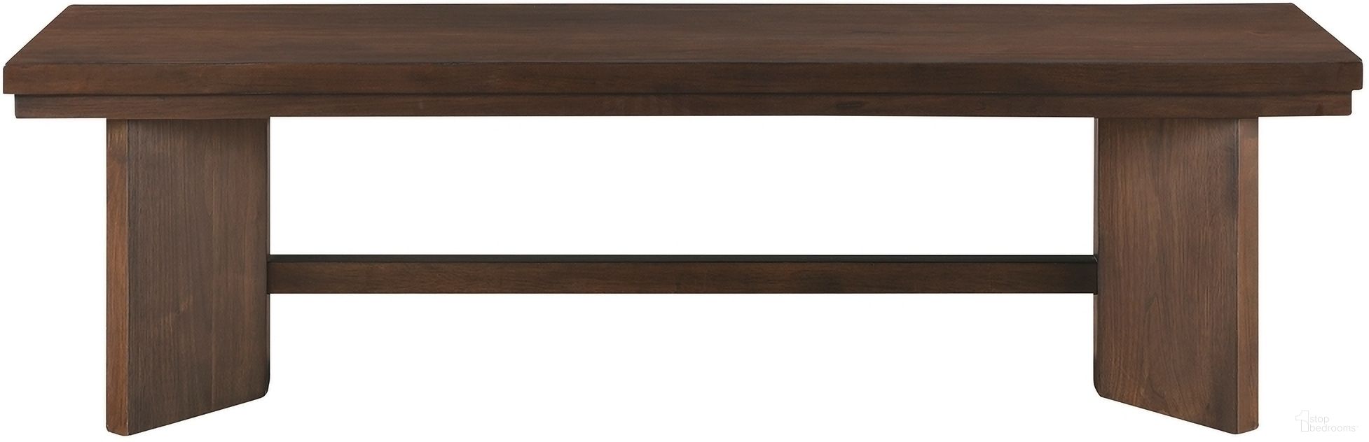 The appearance of Franco Dining Bench In Brown and Walnut designed by Homelegance in the modern / contemporary interior design. This brown and walnut piece of furniture was selected by 1StopBedrooms from Franco Collection to add a touch of cosiness and style into your home. Sku: 5414-13. Material: Wood.