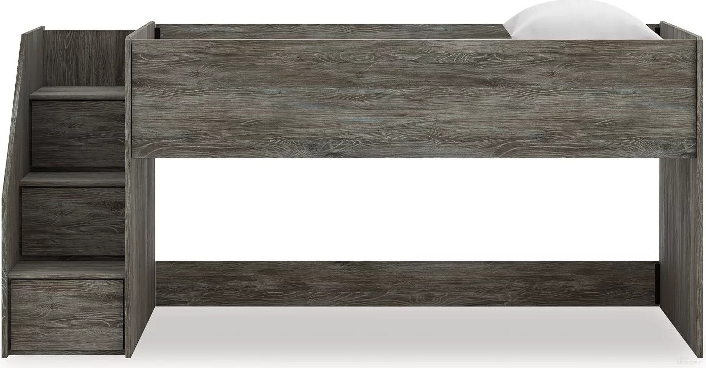 Frandern Twin Loft Bed In Gray