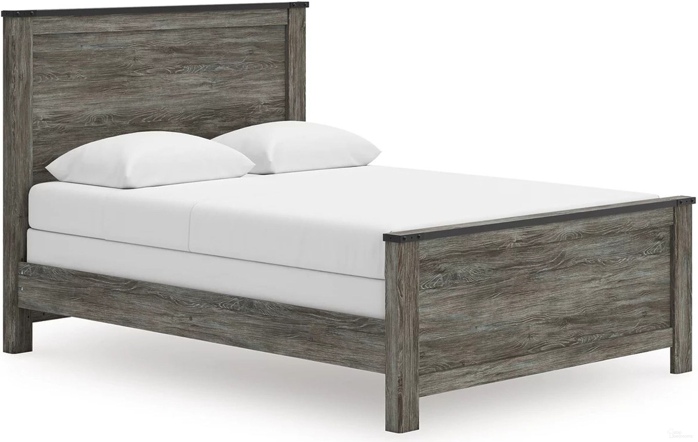 The appearance of Frandern Twin Panel Bed In Black and Gray designed by Signature Design by Ashley in the transitional interior design. This black and gray piece of furniture was selected by 1StopBedrooms from Frandern Collection to add a touch of cosiness and style into your home. Sku: B4480-52;B4480-53;B4480-83. Bed Type: Panel Bed. Bed Size: Twin.