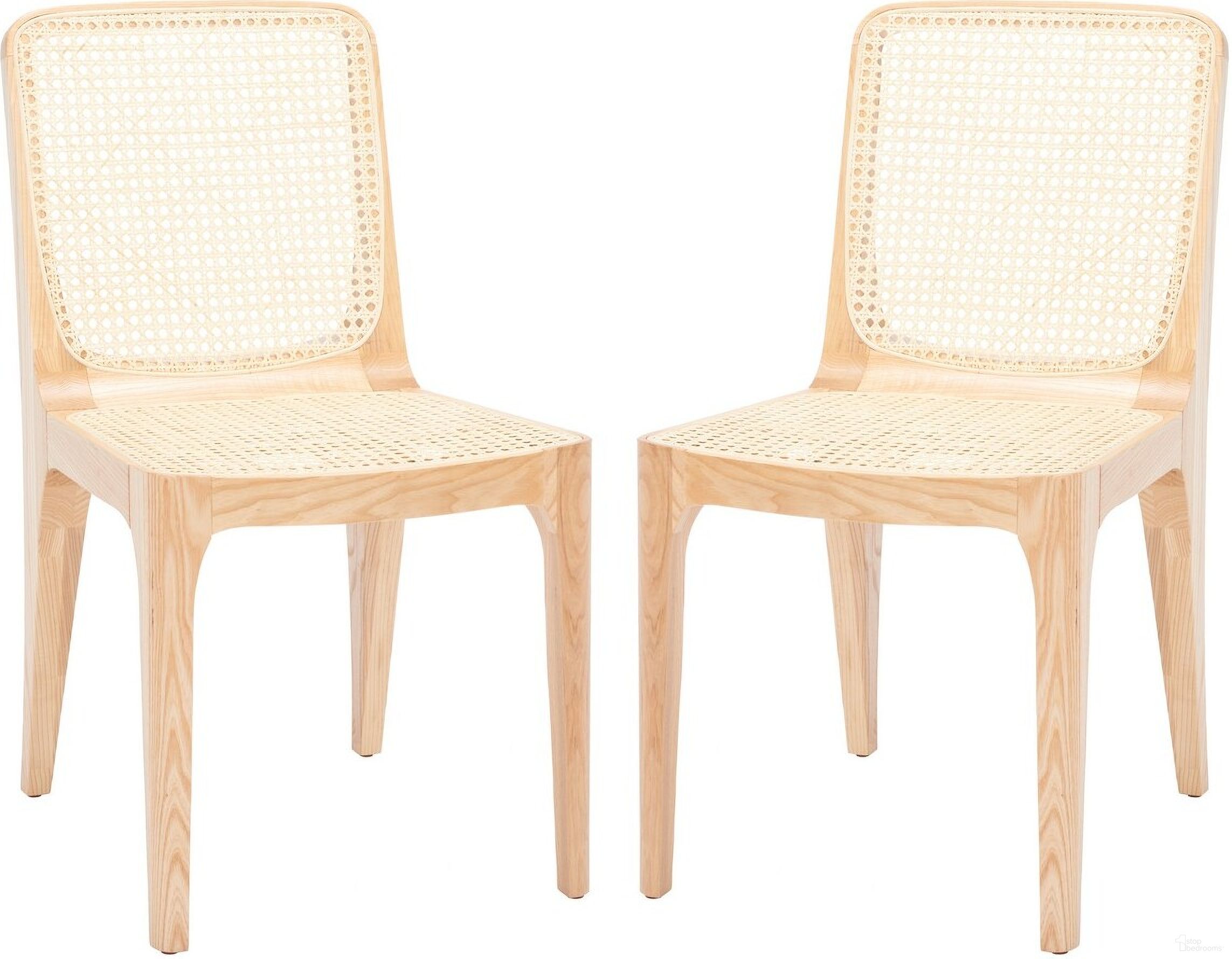 Frank Rattan Dining Chair In Natural