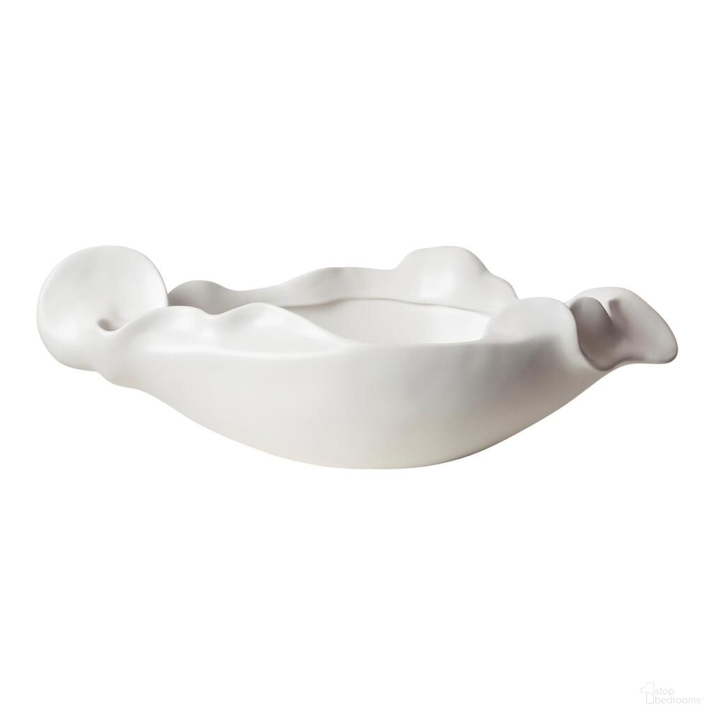 Free Form Small Bowl In Matte White
