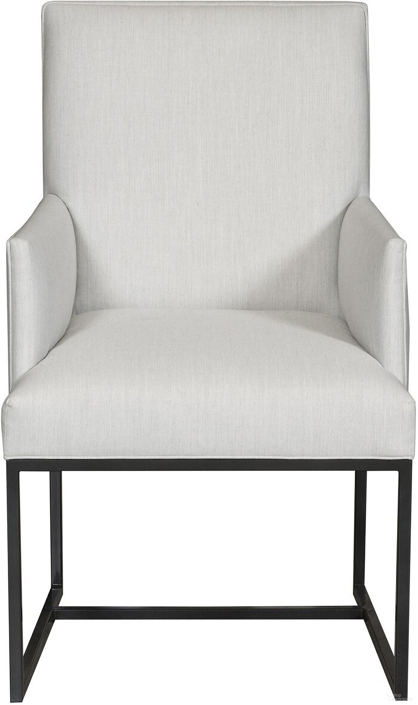 The appearance of Fremont Outdoor Arm Chair In Gray and Black designed by Vanguard Furniture in the modern / contemporary interior design. This gray and black piece of furniture  was selected by 1StopBedrooms from Fremont Collection to add a touch of cosiness and style into your home. Sku: OW114ABL_155139. Material: Metal.