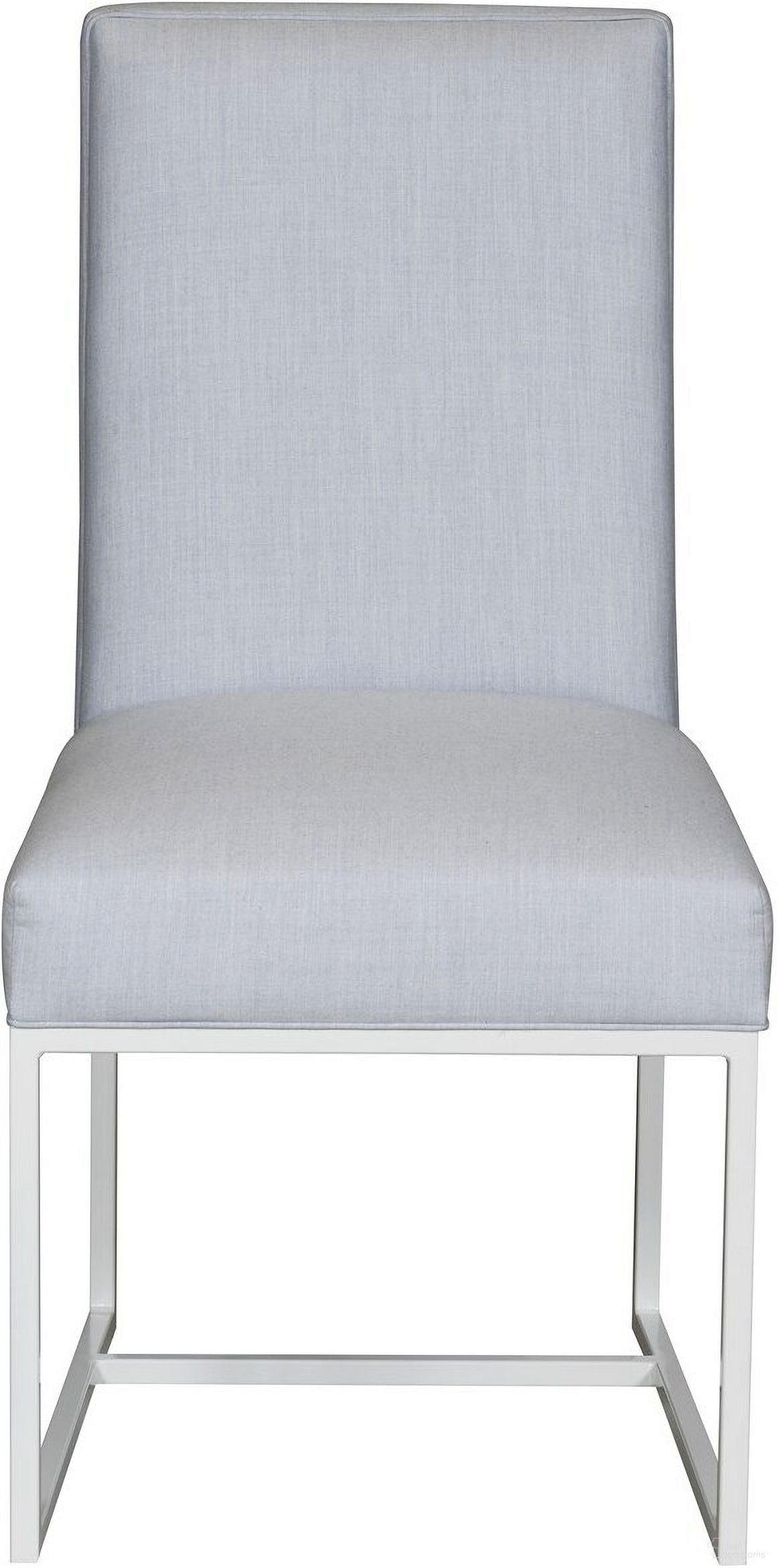 The appearance of Fremont Outdoor Side Chair In Blue and White designed by Vanguard Furniture in the modern / contemporary interior design. This blue and white piece of furniture  was selected by 1StopBedrooms from Fremont Collection to add a touch of cosiness and style into your home. Sku: OW114SWH_551247. Material: Metal.