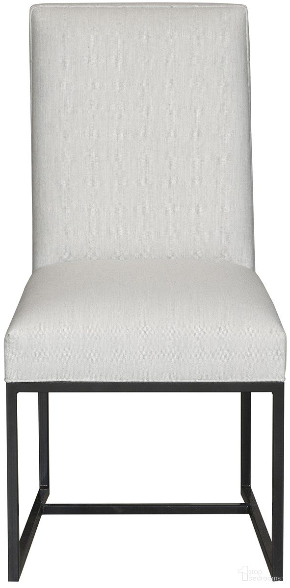 The appearance of Fremont Outdoor Side Chair In Gray and Black designed by Vanguard Furniture in the modern / contemporary interior design. This gray and black piece of furniture was selected by 1StopBedrooms from Fremont Collection to add a touch of cosiness and style into your home. Sku: OW114SBL_155139. Material: Metal.