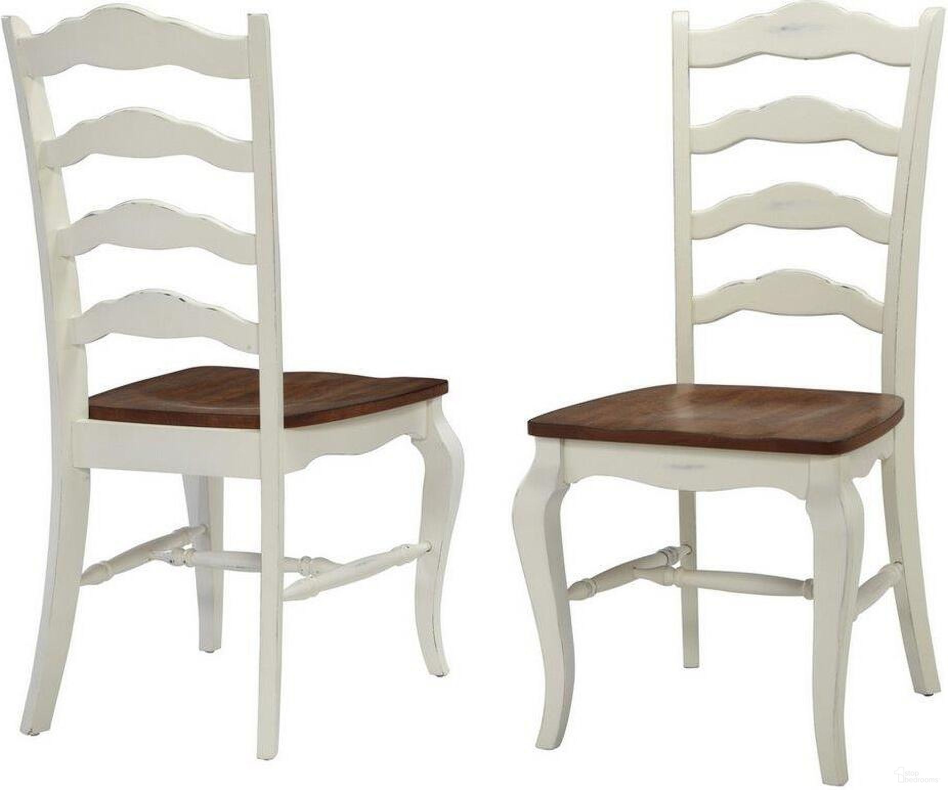 The appearance of French Countryside Off White Dining Chair Pair designed by Homestyles in the traditional interior design. This off white piece of furniture was selected by 1StopBedrooms from French Countryside Collection to add a touch of cosiness and style into your home. Sku: 5518-80. Material: Wood. Chair Type: Side Chair.