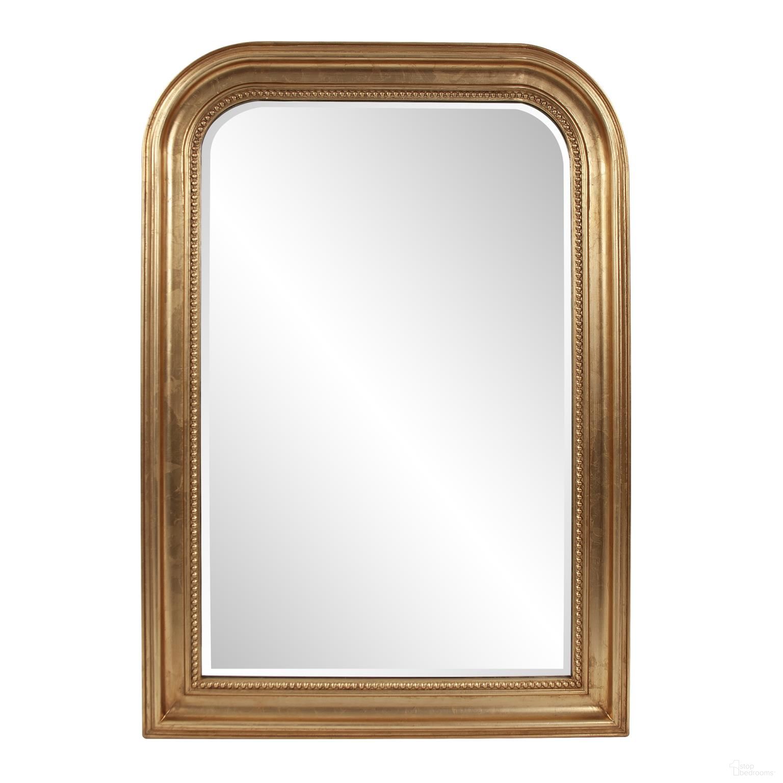 French Philippe Vanity Mirror In Antique Gold