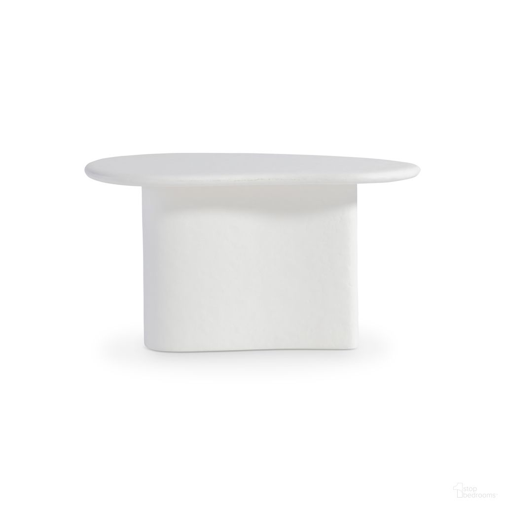 The appearance of Fresco Outdoor Accent Table In White designed by Bernhardt in the modern / contemporary interior design. This white piece of furniture  was selected by 1StopBedrooms from Fresco Collection to add a touch of cosiness and style into your home. Sku: X09111. Material: Concrete.
