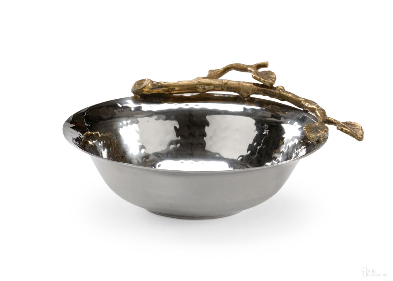 Fresh Twig Bowl In Gold