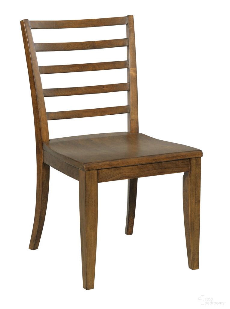 The appearance of Abode Frisco Side Chair Set of 2 In Warm Brunette designed by Kincaid in the modern / contemporary interior design. This warm brunette piece of furniture was selected by 1StopBedrooms from Abode Collection to add a touch of cosiness and style into your home. Sku: 269-638. Material: Solid Wood. Chair Type: Side Chair.