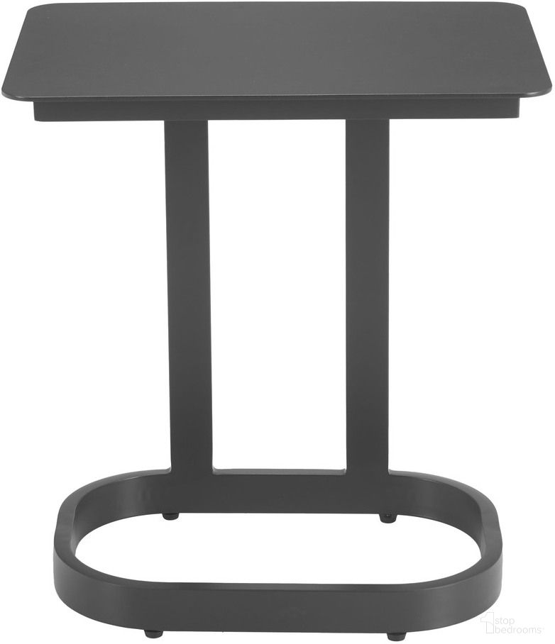 The appearance of Friss End Table In Black designed by Zuo Modern in the modern / contemporary interior design. This black piece of furniture  was selected by 1StopBedrooms from Friss Collection to add a touch of cosiness and style into your home. Sku: 704067. Material: Aluminum.