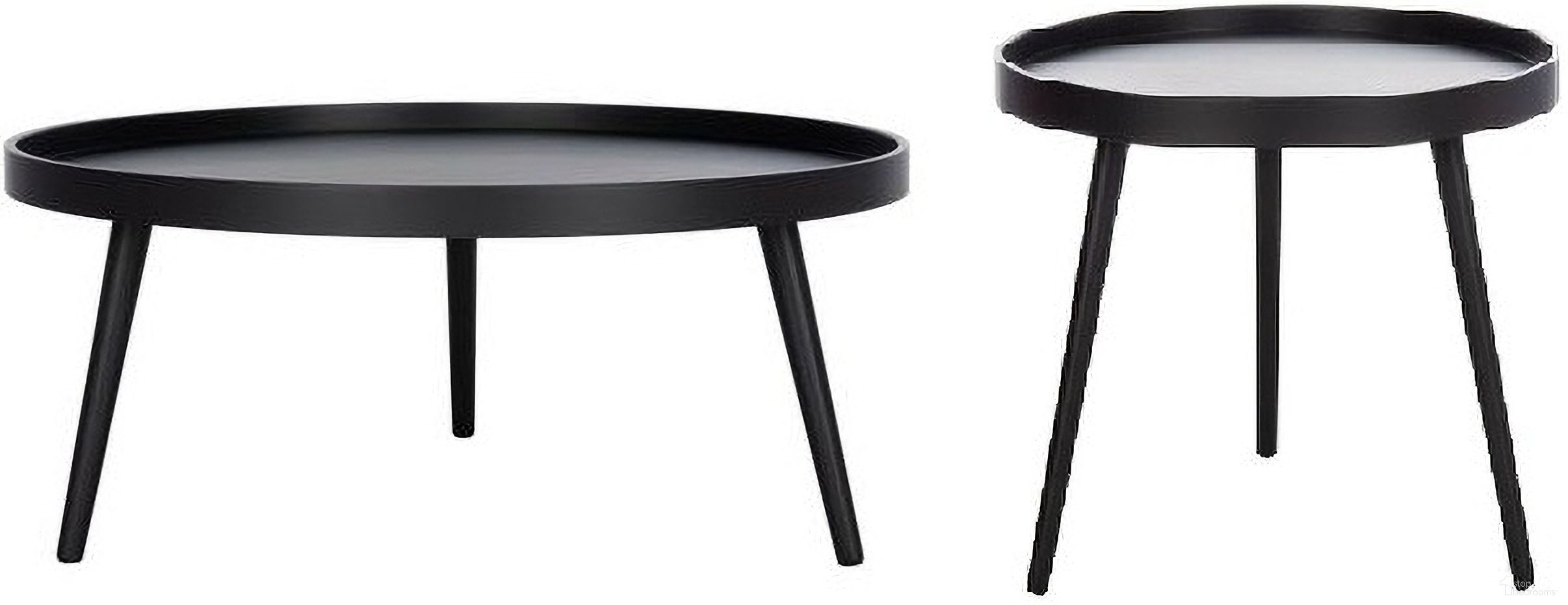 The appearance of Fritz Round Occasional Table Set In Black designed by Safavieh in the modern / contemporary interior design. This black piece of furniture  was selected by 1StopBedrooms from Fritz Collection to add a touch of cosiness and style into your home. Sku: COF4204A;ACC4204A. Material: Wood.