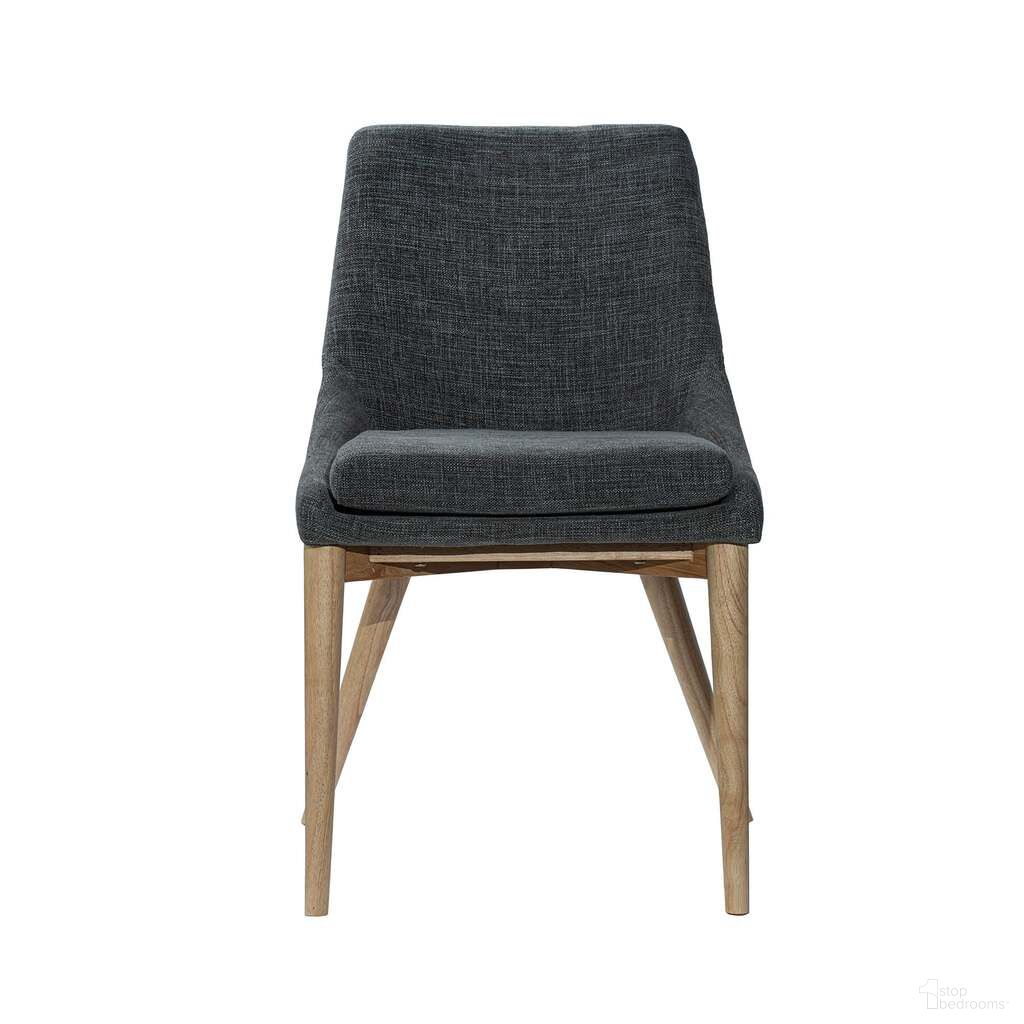 The appearance of Fritz Side Dining Chair Set of 2 In Slate and Natural designed by LH Imports in the transitional interior design. This slate/natural piece of furniture  was selected by 1StopBedrooms from Fritz Collection to add a touch of cosiness and style into your home. Sku: FZV-01SLAN. Material: Polyester. Chair Type: Side Chair.