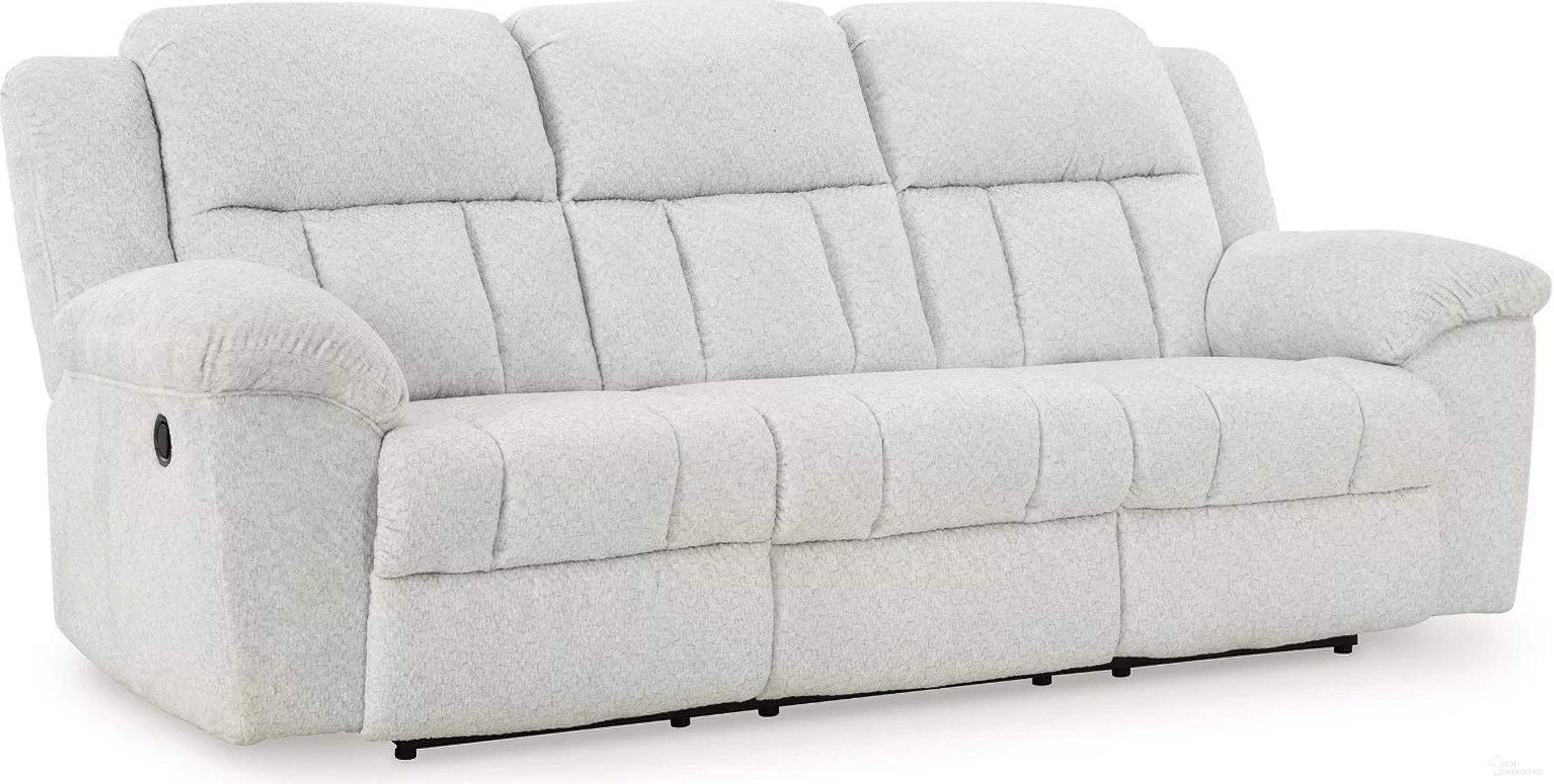 Frohn Reclining Sofa In Snow by Ashley Furniture | 1StopBedrooms
