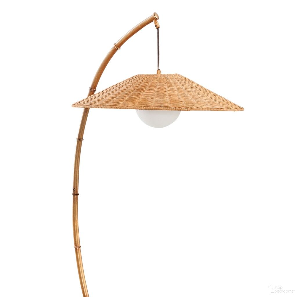Frond Floor Lamp In Gold