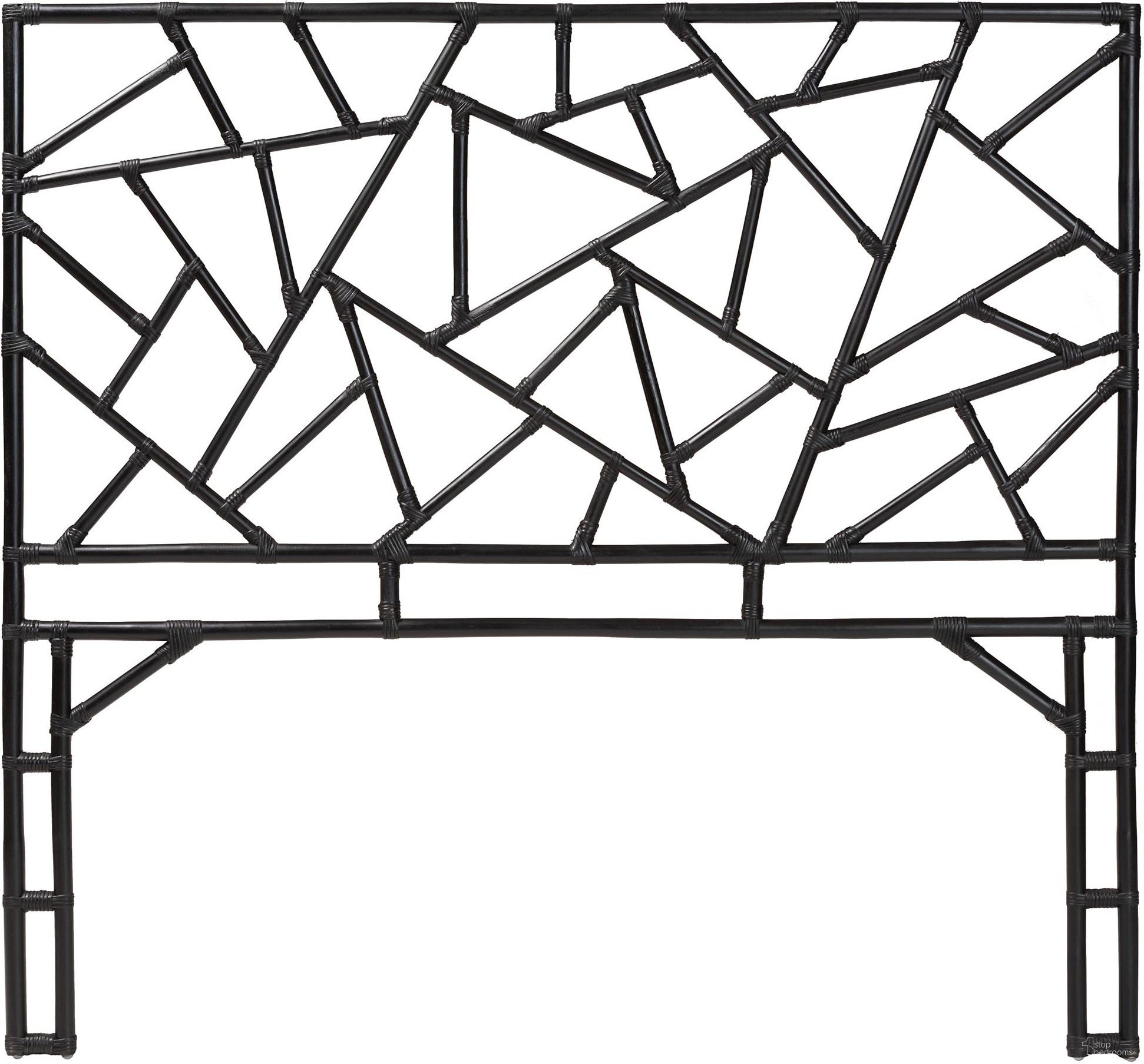 Baxton Studio Frydel Rattan Headboard - Thumbnail 2