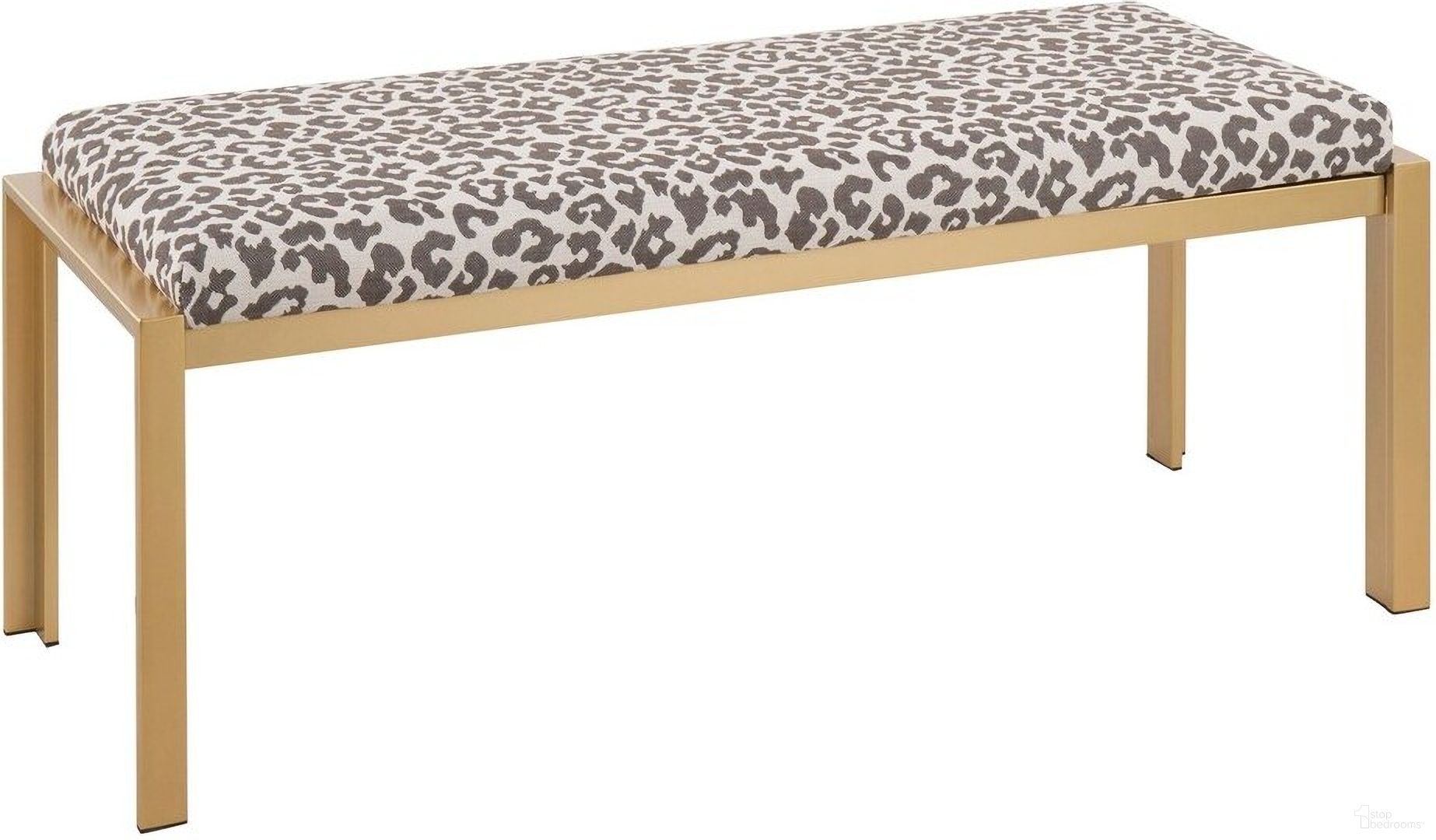 The appearance of Fuji Bench In Gold and Beige designed by Lumisource in the modern / contemporary interior design. This gold and beige piece of furniture was selected by 1StopBedrooms from Fuji Collection to add a touch of cosiness and style into your home. Sku: BC-FUJI AUBGL. Material: Metal.