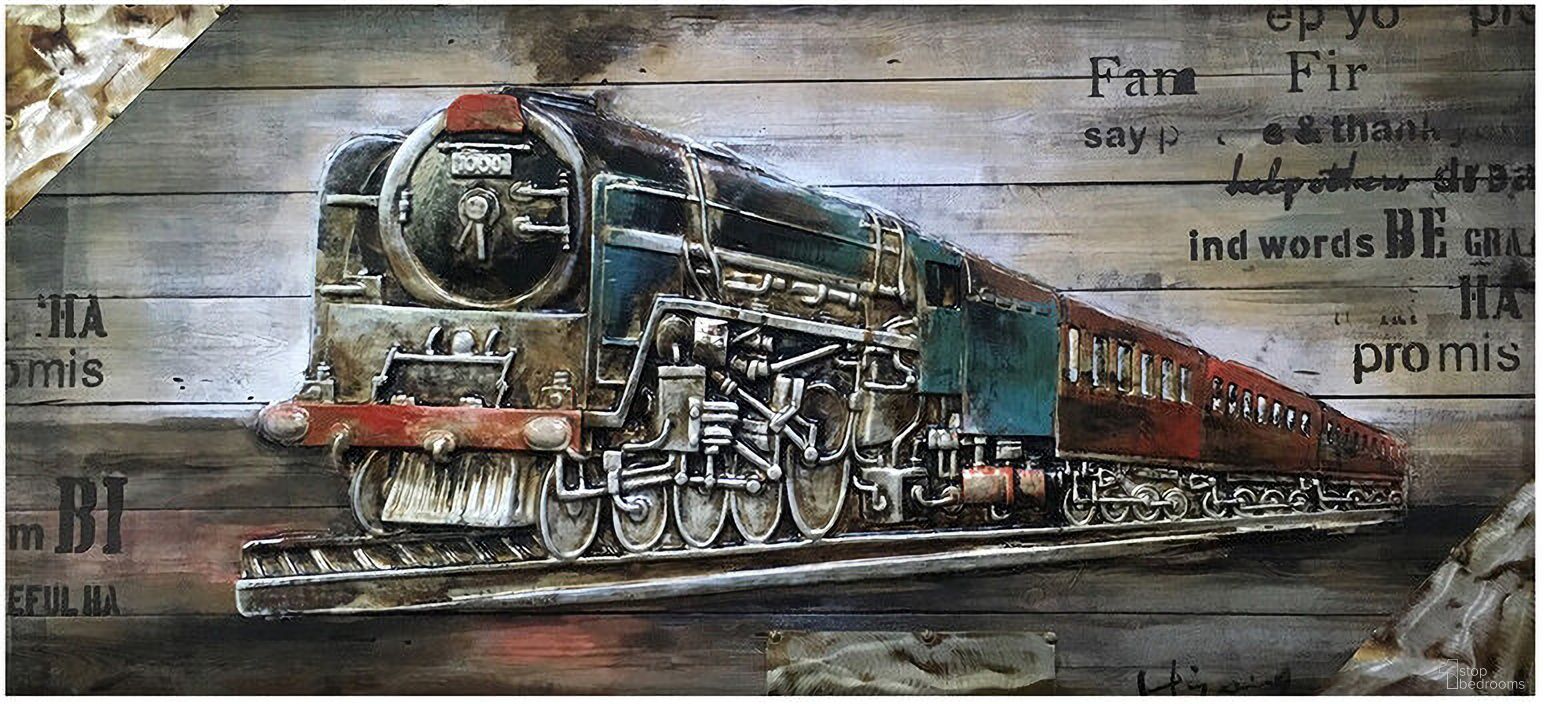 Full Steam Ahead I Wall Art In Multicolor
