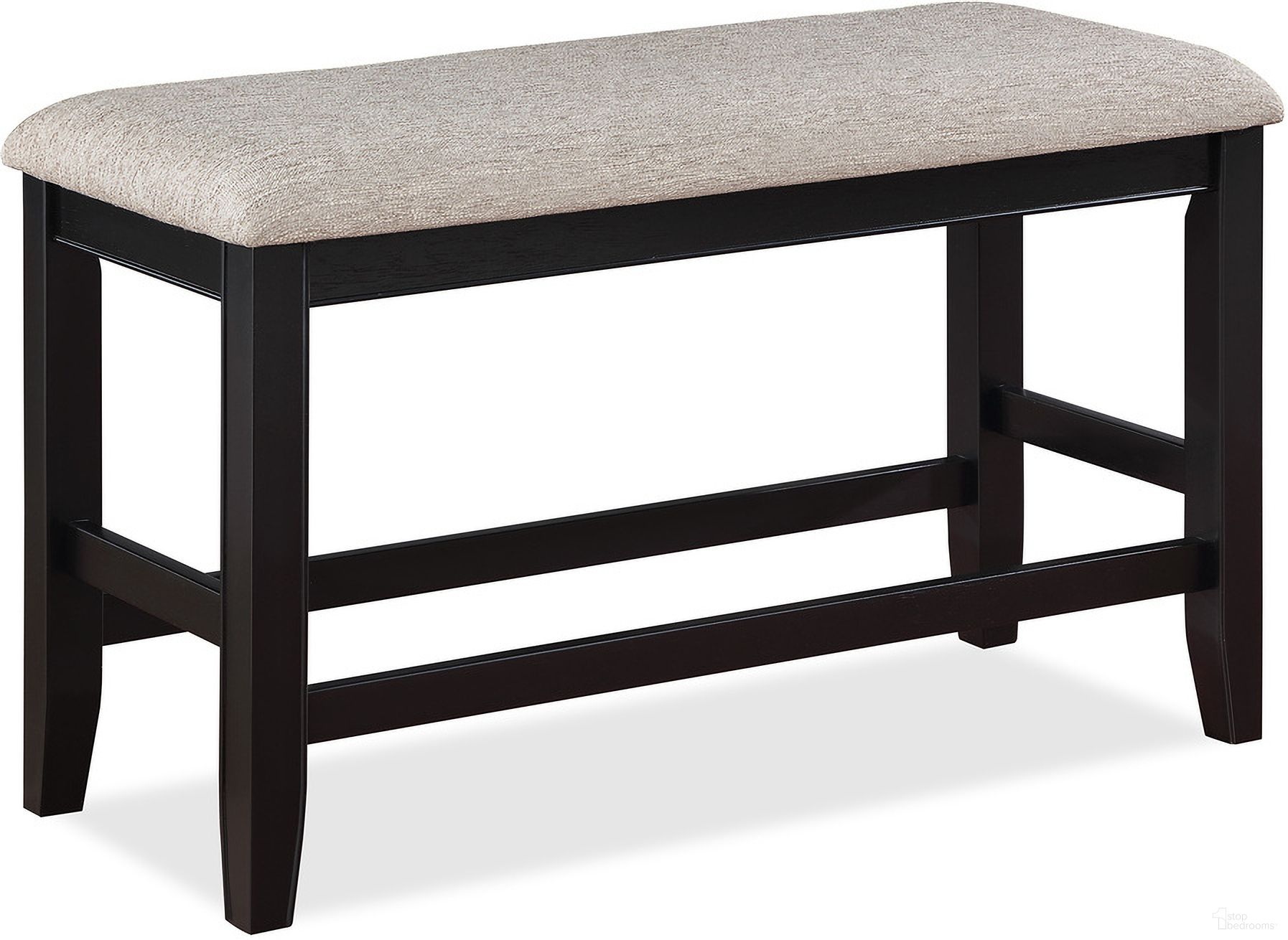 The appearance of Fulton Counter Height Bench In Light Gray designed by Crown Mark in the transitional interior design. This light gray piece of furniture  was selected by 1StopBedrooms from Fulton Collection to add a touch of cosiness and style into your home. Sku: 2727LG-BENCH. Material: MDF.
