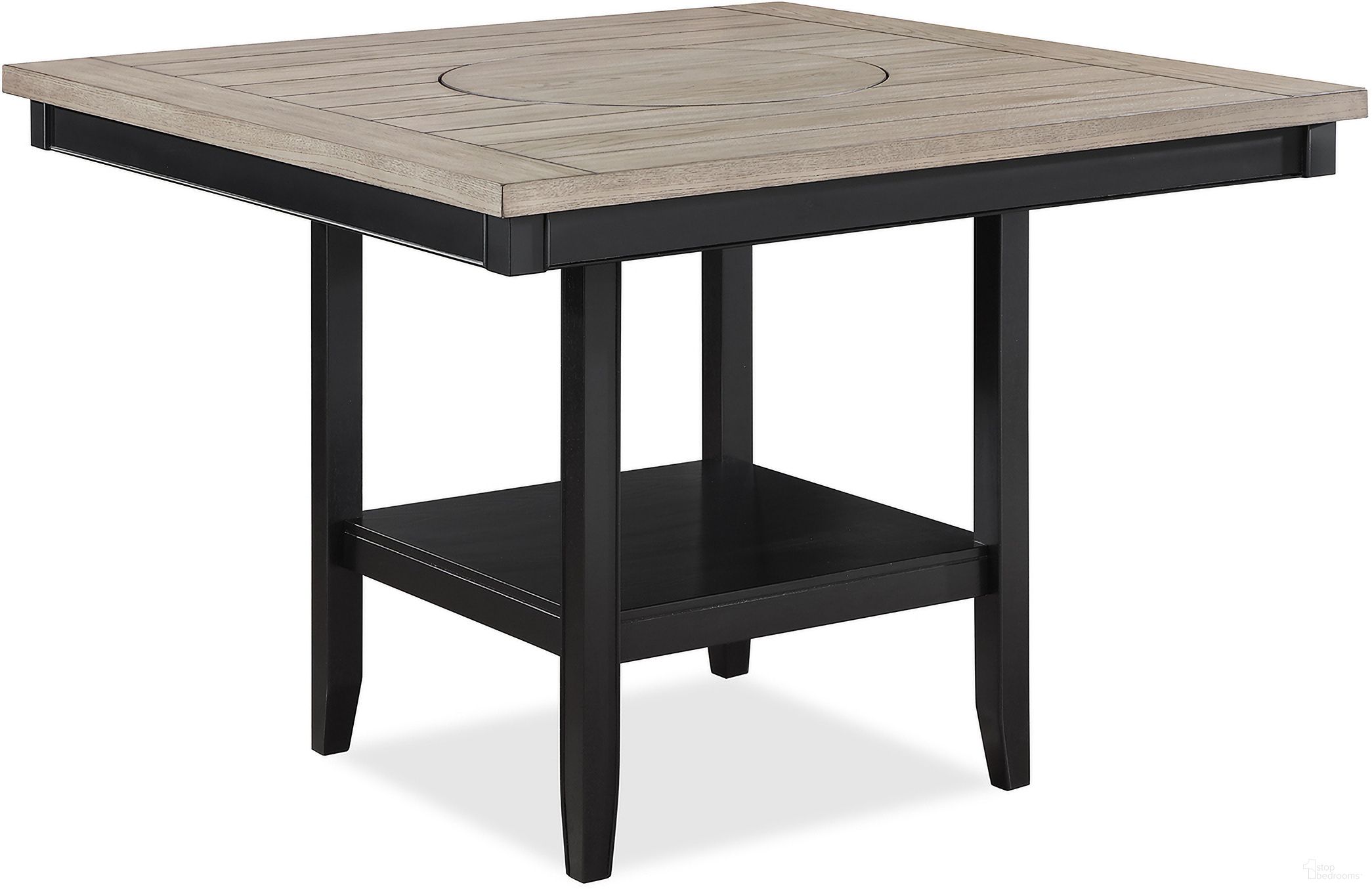 The appearance of Fulton Counter Height Table In Light Gray designed by Crown Mark in the transitional interior design. This light gray piece of furniture was selected by 1StopBedrooms from Fulton Collection to add a touch of cosiness and style into your home. Sku: 2727LG-T-4848. Table Base Style: Trestle. Table Top Shape: Square. Material: MDF. Size: 48" x 48".